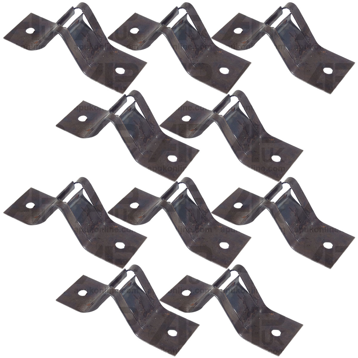 10x Grill Retainer Mounting Clips for Fordson Power Super Major Dexta Tractor