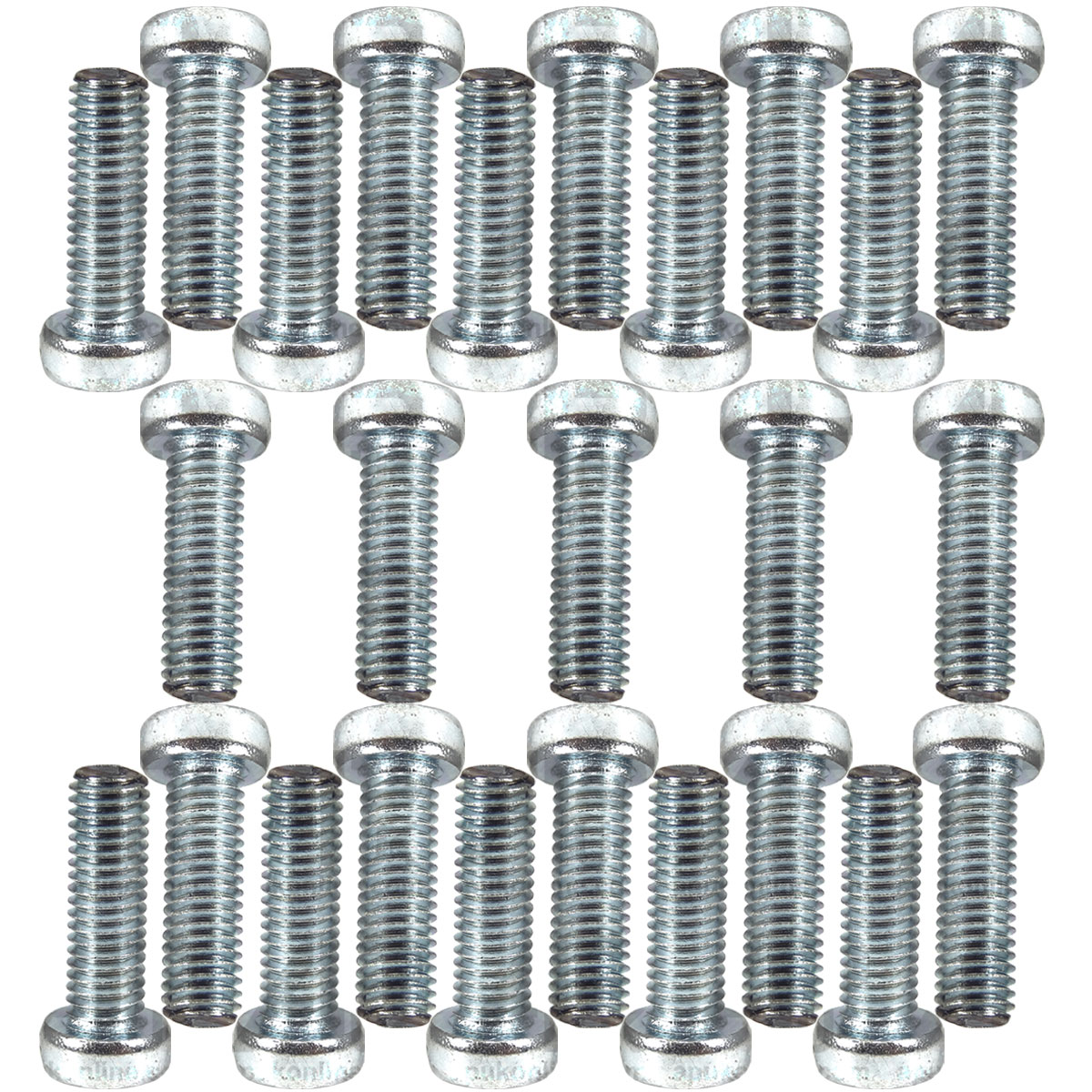25x Cheese Head Machine Screws M5 x 16mm for Various Tractor &amp; Tools Implements