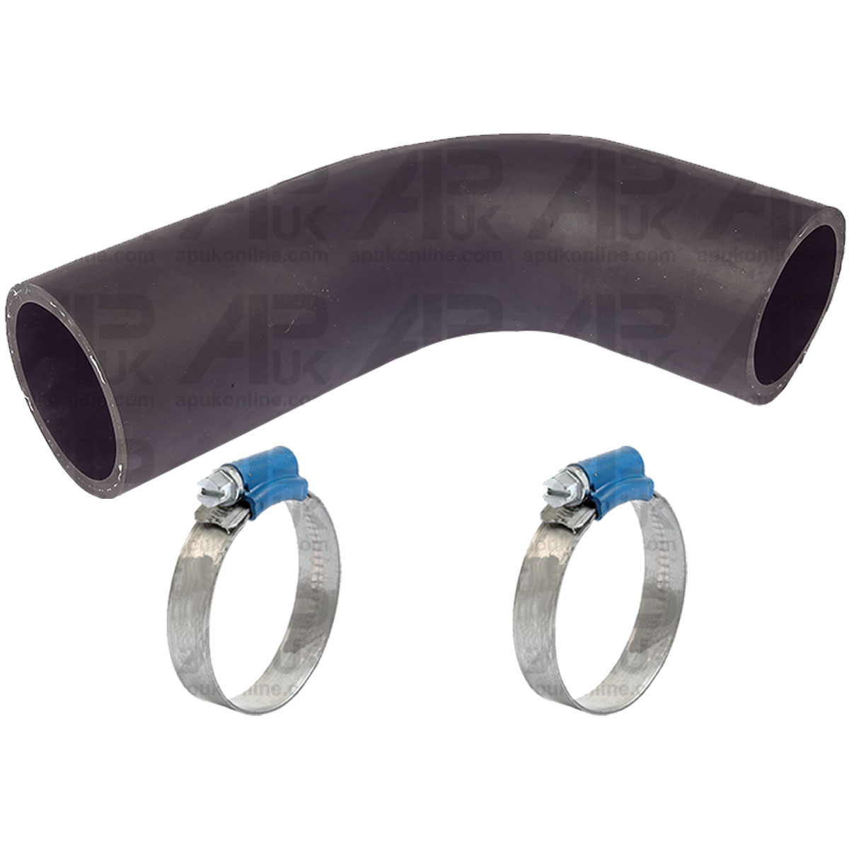 Radiator Rubber Inlet Hose &amp; Clips Clamps for Fordson Power Super Major Tractor