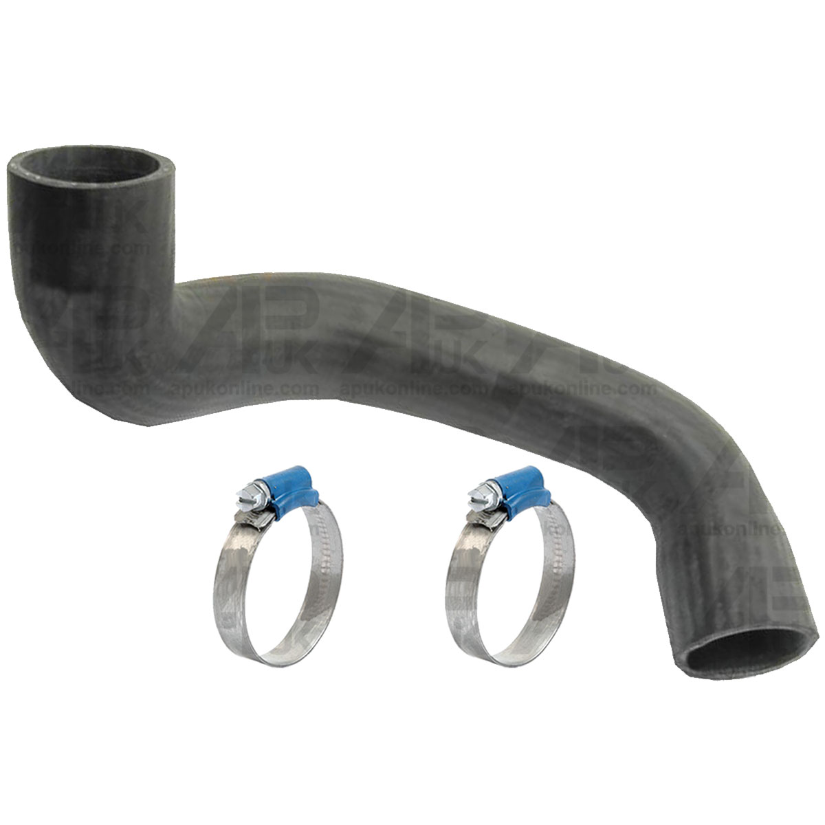 Radiator Bottom Hose &amp; Clips for Ford 2600 3600 4600 5000 5600 6600 7600 Tractor