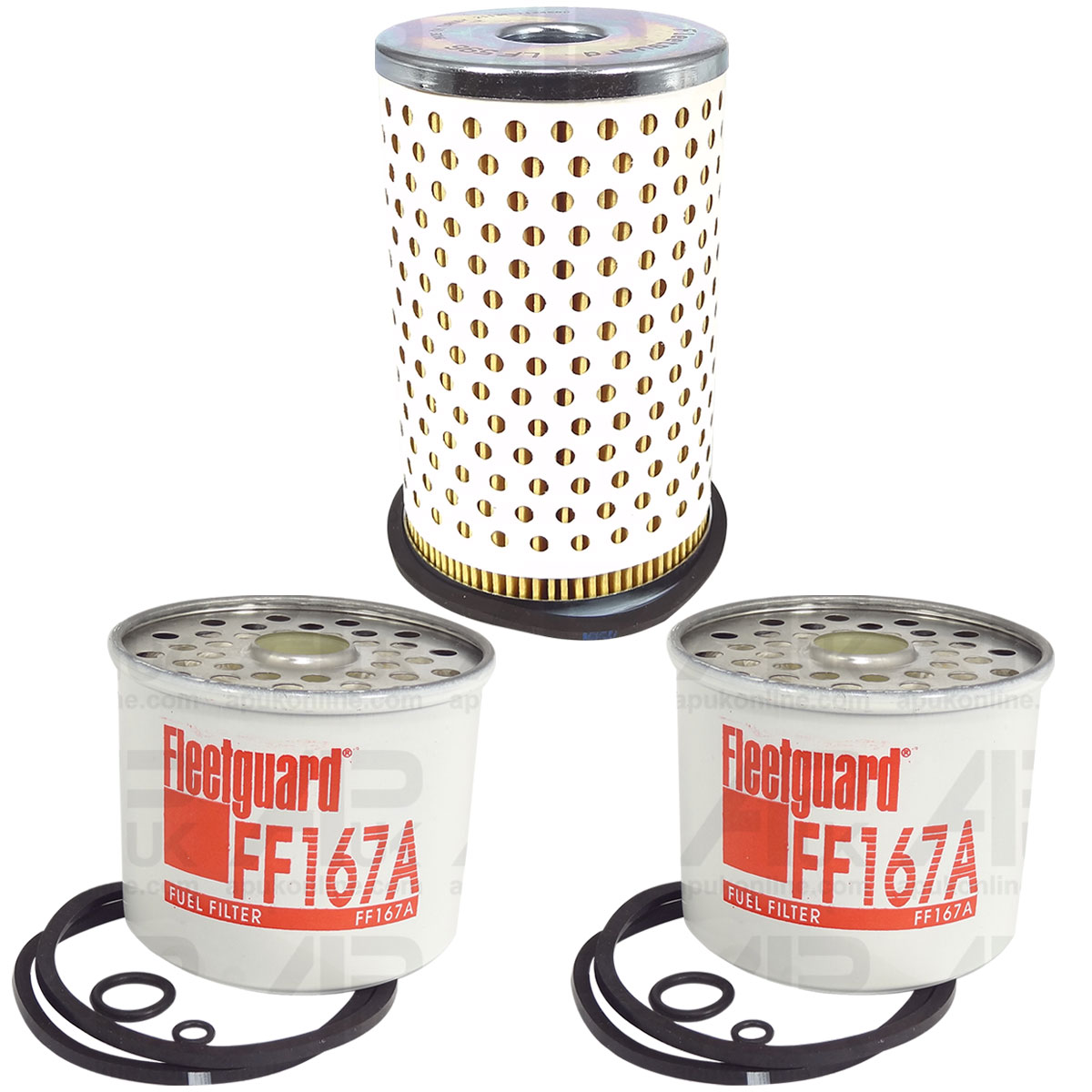 Fleetguard Oil &amp; Fuel Filters for Landini 8830 C6830 C6860 C7800 C7830 Tractor