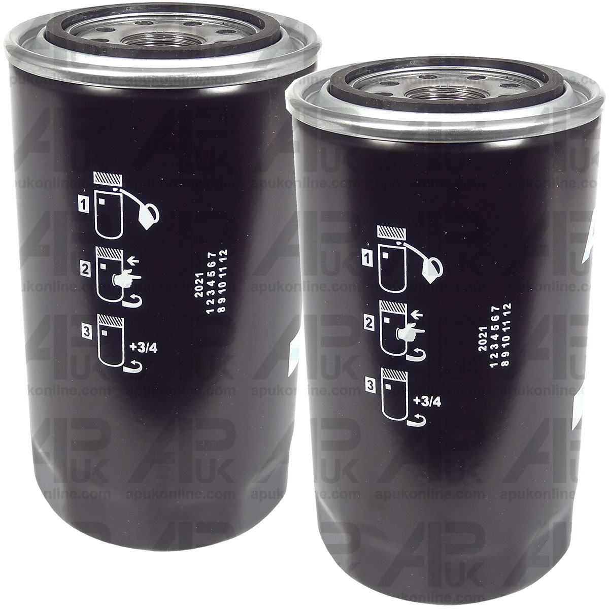 2x Oil Filter for Zetor Forterra 95 100 105 110 115 120 125 130 135 Tractor