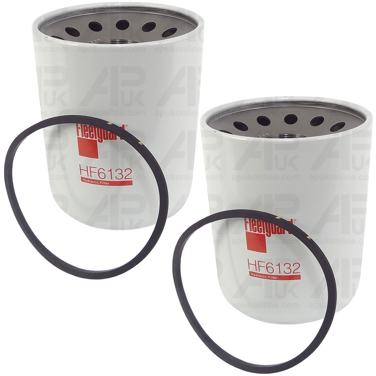 2x Fleetguard Hydraulic Filter for Ford 8000 8530 8600 9000 9200 9600 Tractor