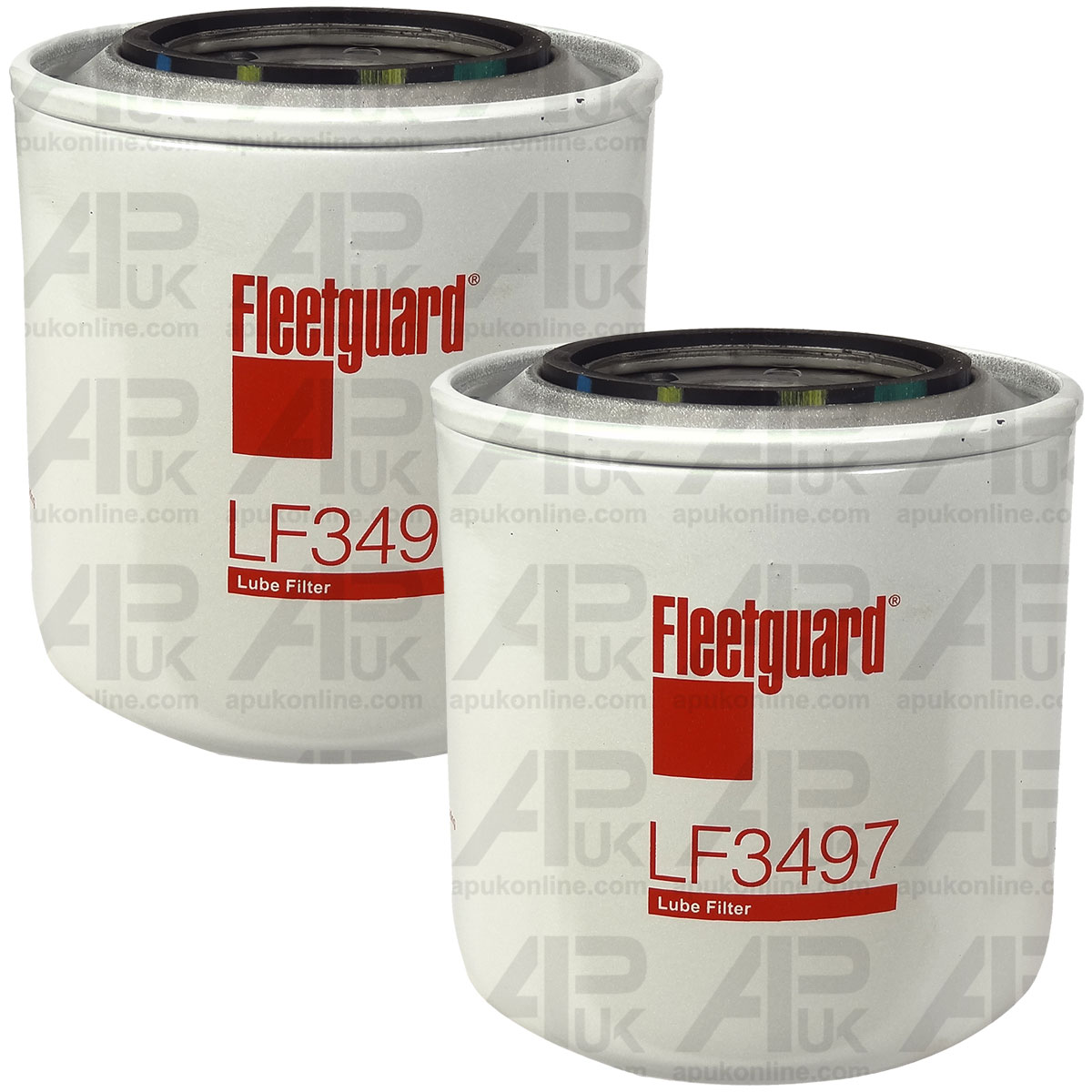 2x Fleetguard LF3497 Oil Filter for New Holland TR86 TR87 TR96 TR97 TX36 Combine