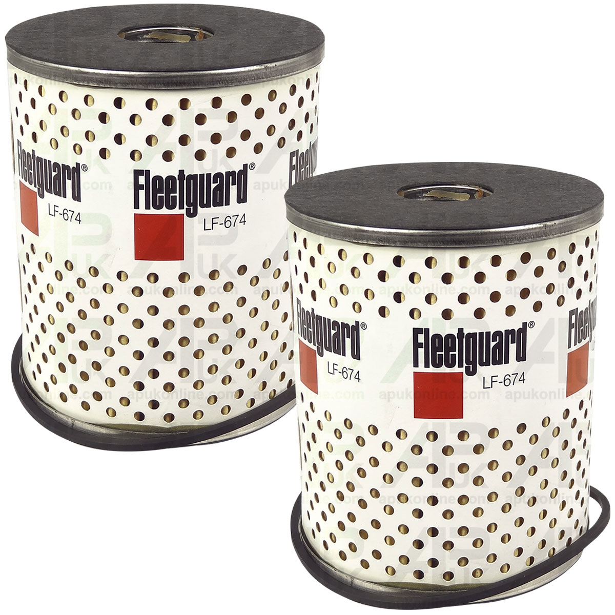 2x Fleetguard LF674 Oil Filter for John Deere 1010 4400 70 420 430 2010 Tractor