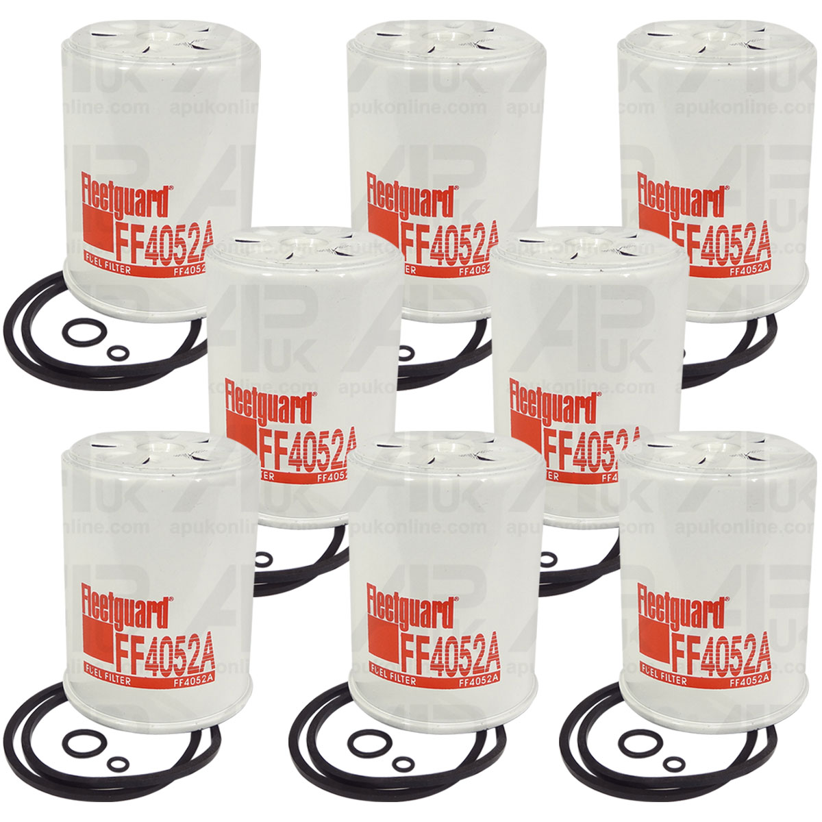 8x Fleetguard Fuel Filter for Case IH CS 68 75 150 Ford 8630 8730 8830 Tractor