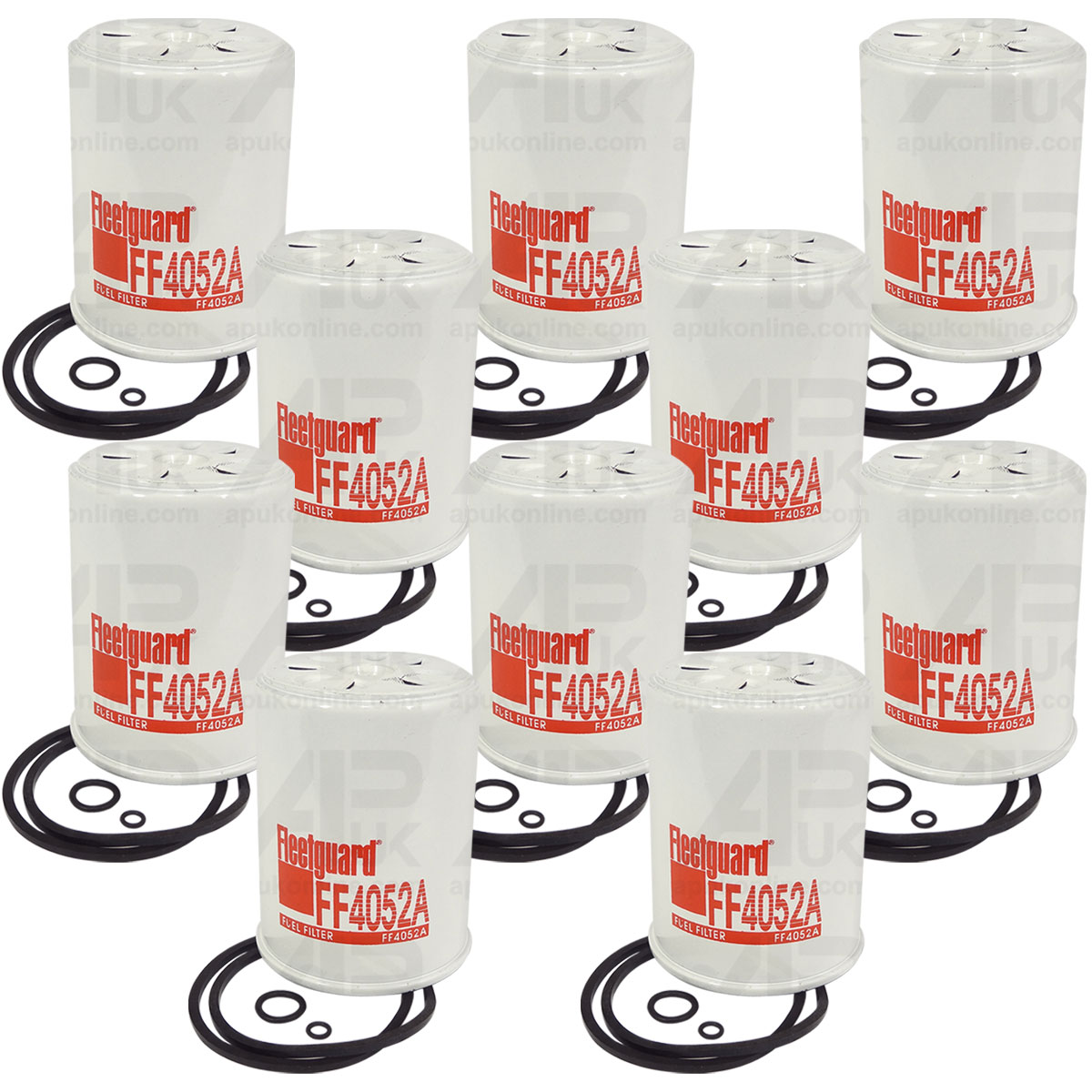 10x Fleetguard Fuel Filter for Ford 5600 7610 4630 5610 6610 7810 8210 Tractor