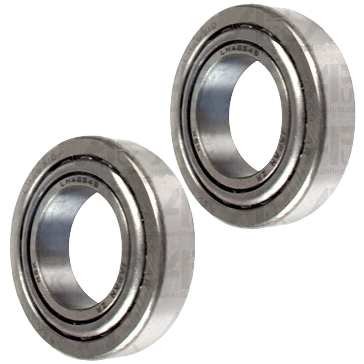 2x Rear Axle Bearing for Ford 515 532 535 540 545 550 3055 3230 3430 Tractor