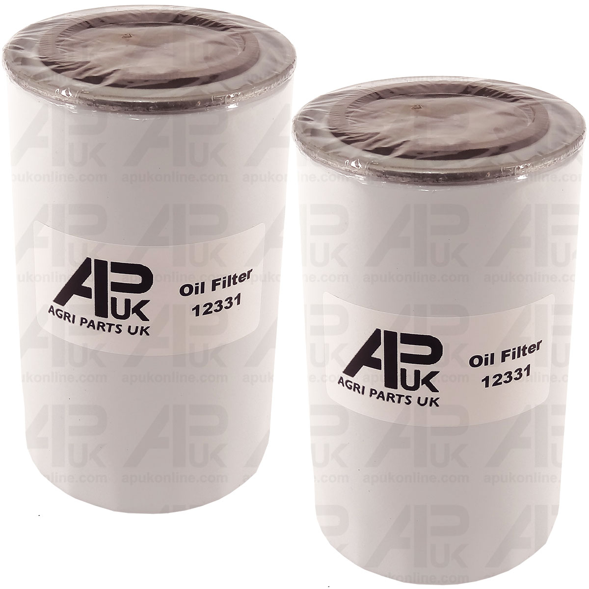 2x Spin on Oil Filter for Massey Ferguson 8937 8939 8947 Telehandler 500B Dozer