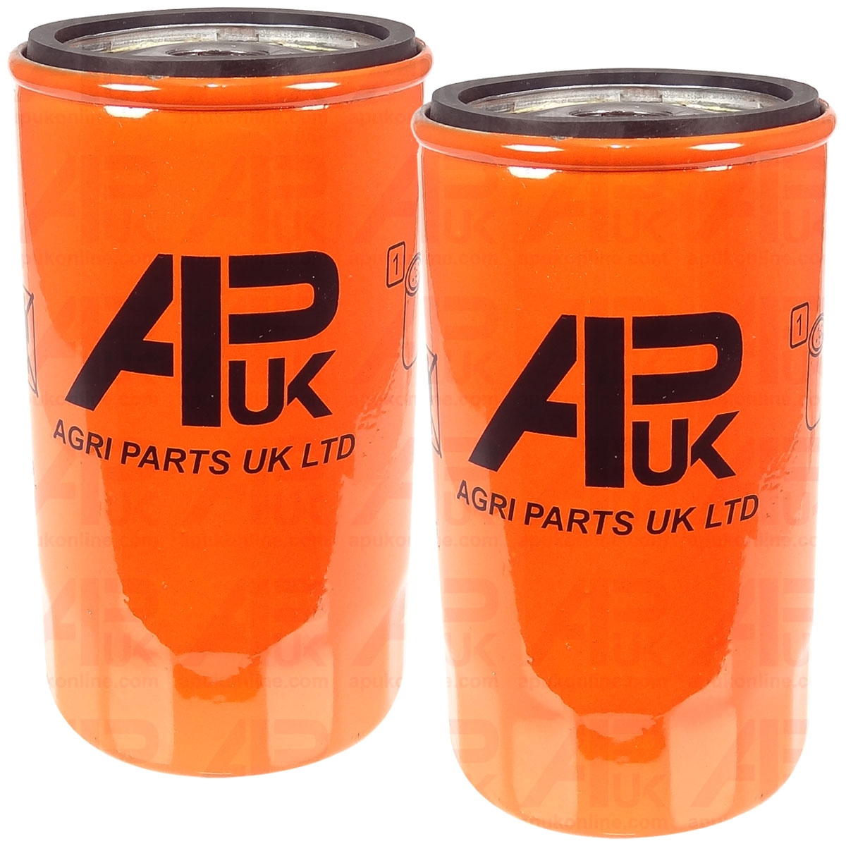 2x Oil Filter for Fordson Super Dexta Tractor Massey Ferguson 50 A B Backhoe