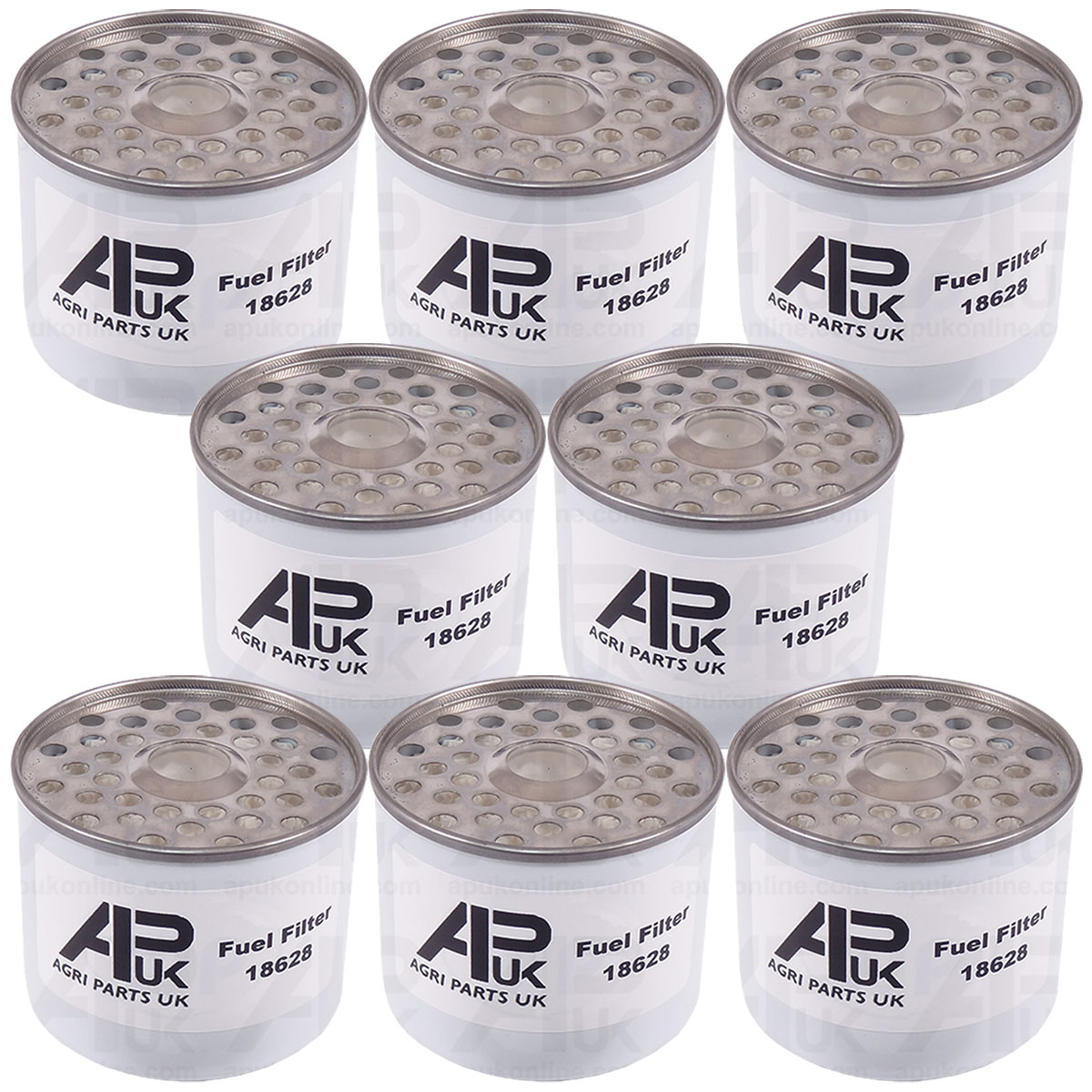 8x Fuel Filter for JCB 418 420 423 425 428 430 435 Loader 150 160 Skidder