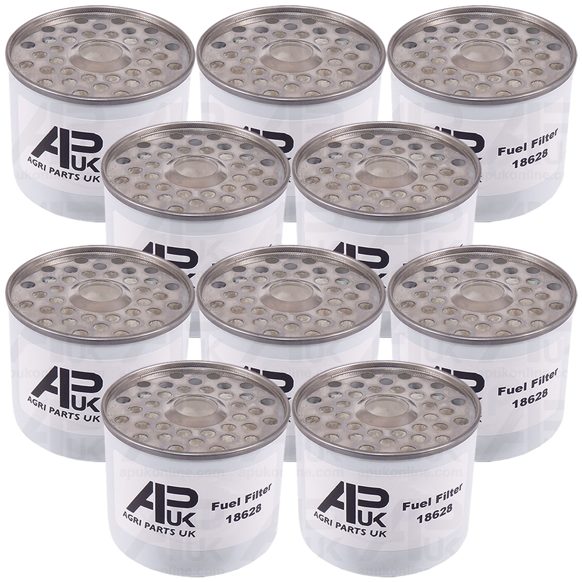 10x Fuel Filter for Renault 50-14 50S 521S 545-4 551-4 551-4S 551S Tractor