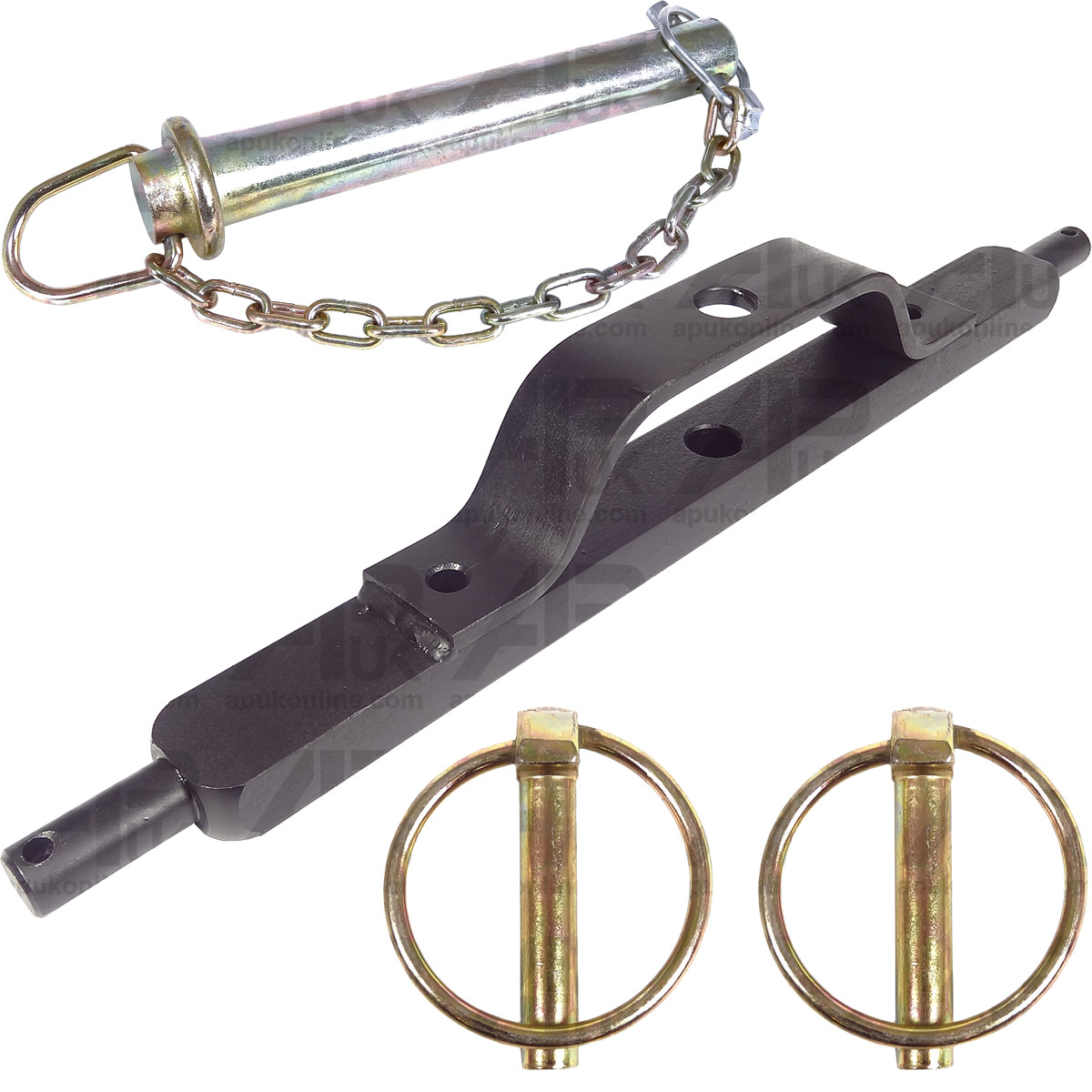 Cat 2 Bridge Type Drawbar &amp; Pins for Case Massey Ferguson Ford Fordson Tractor