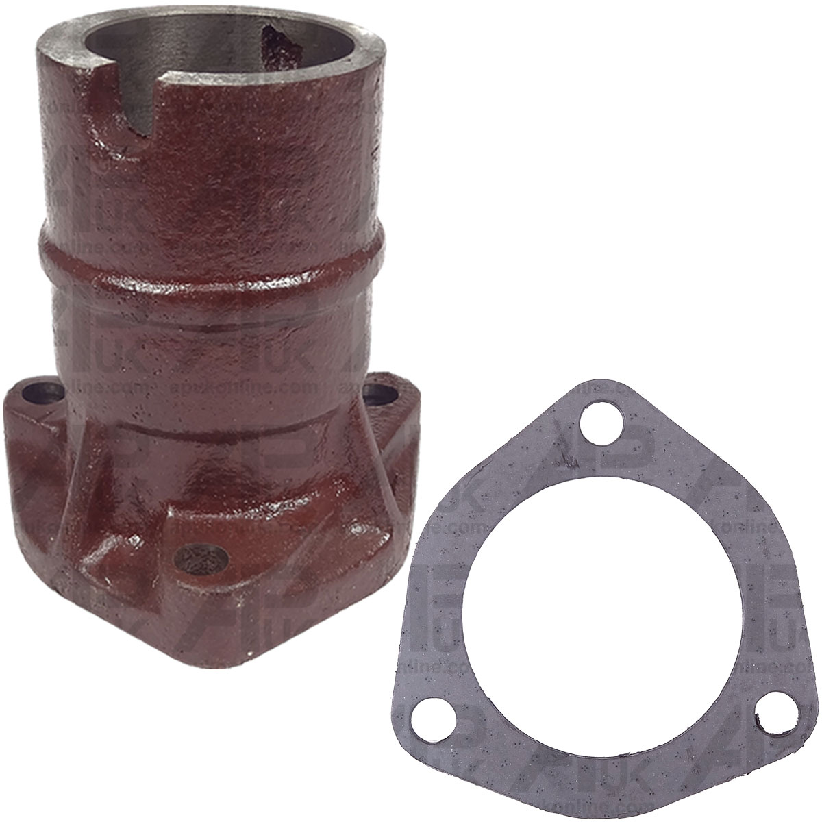 Exhaust Manifold Elbow Flange 2&quot; &amp; Gasket for Perkins 6 Cylinder AD6/55 Engine