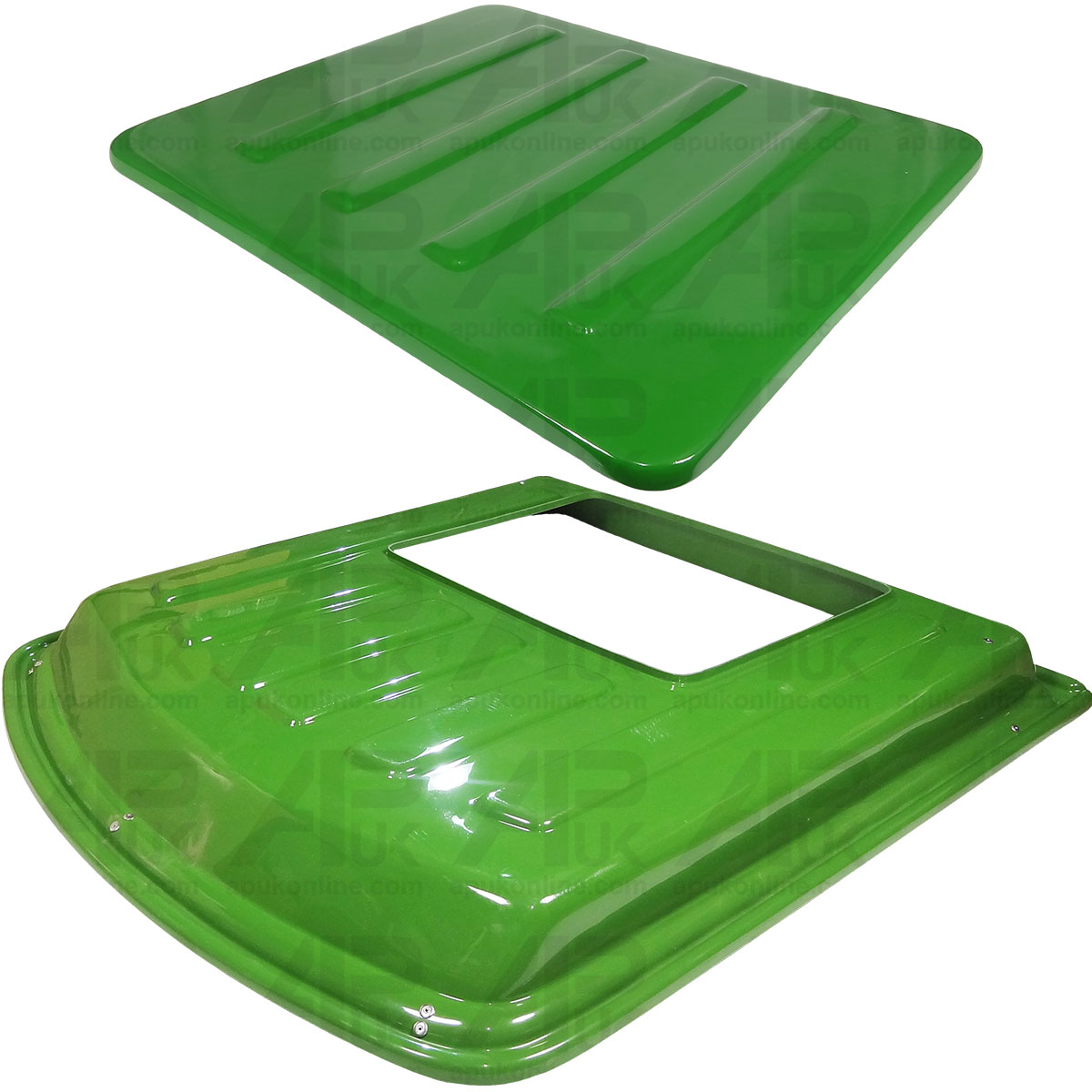 Fibreglass Cab Roof & Sunroof Hatch Set for John Deere Tractor APUK