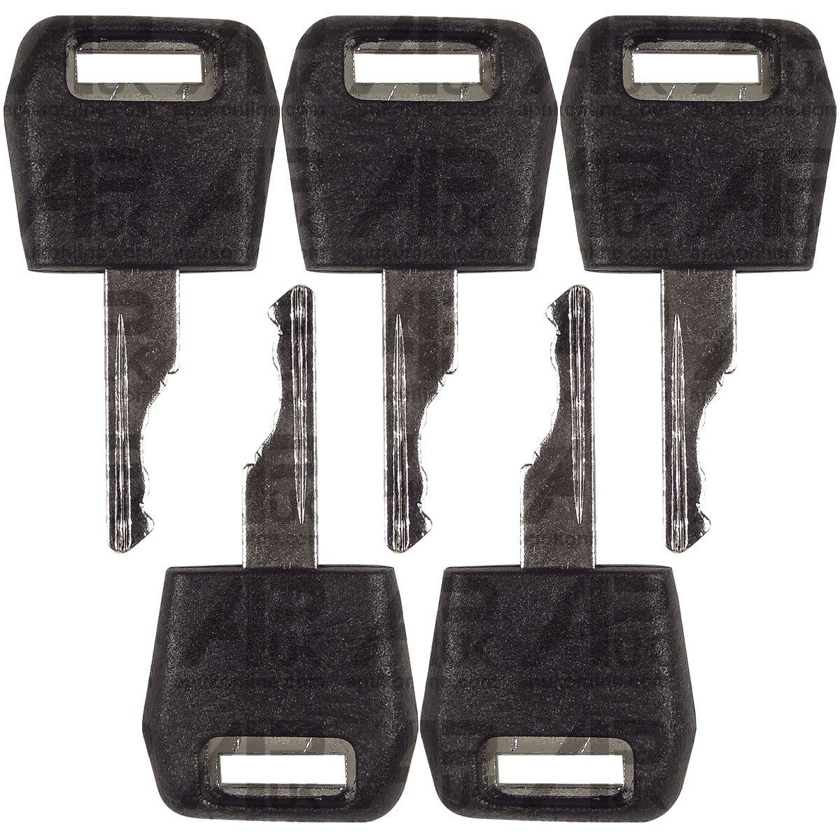 5x Ignition Motor Starter Keys for Case International IH 1840 Skid Steer Loader