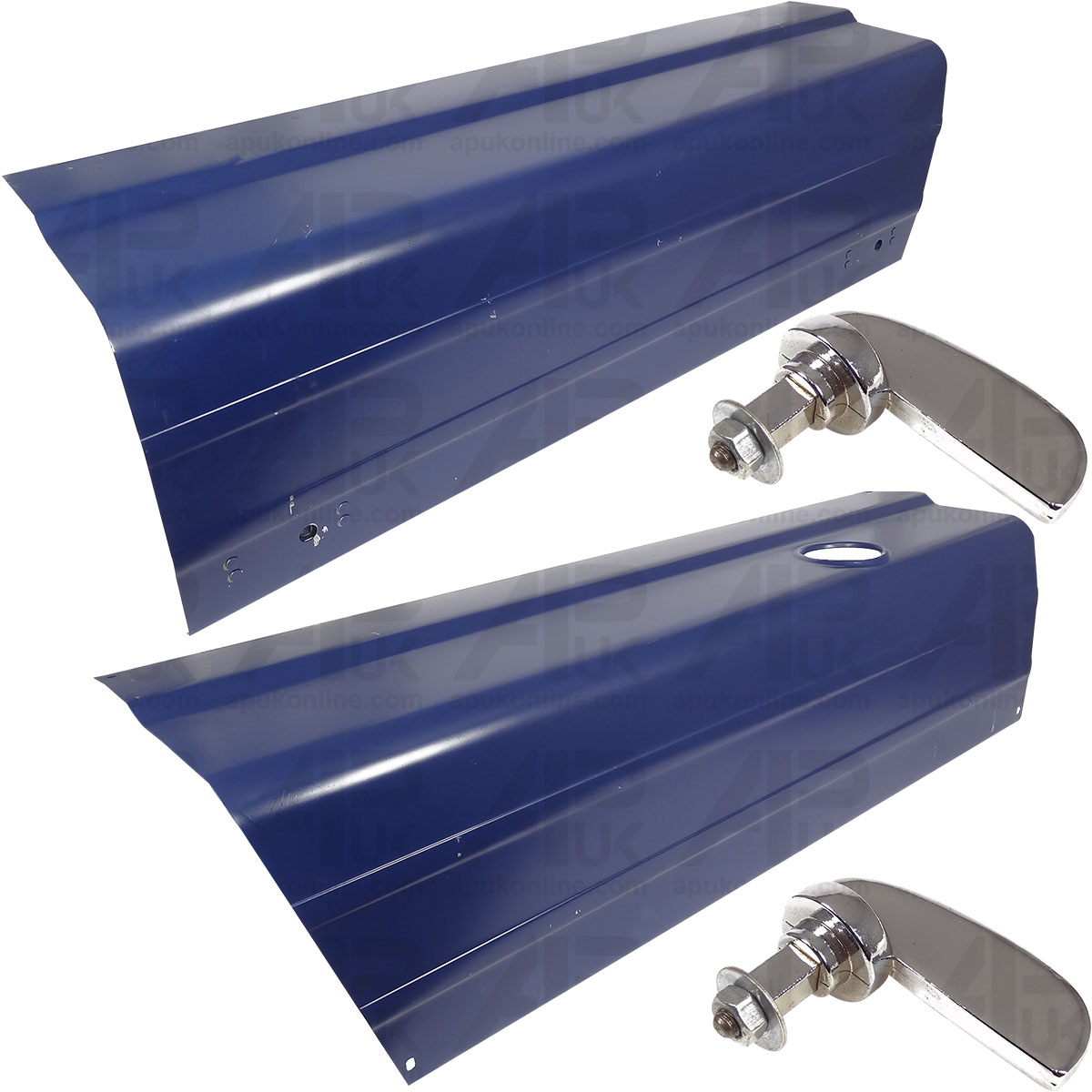 Bonnet Panel Set &amp; Handles for Ford 2110 2120 2150 3500 3550 4140 4330 Tractor