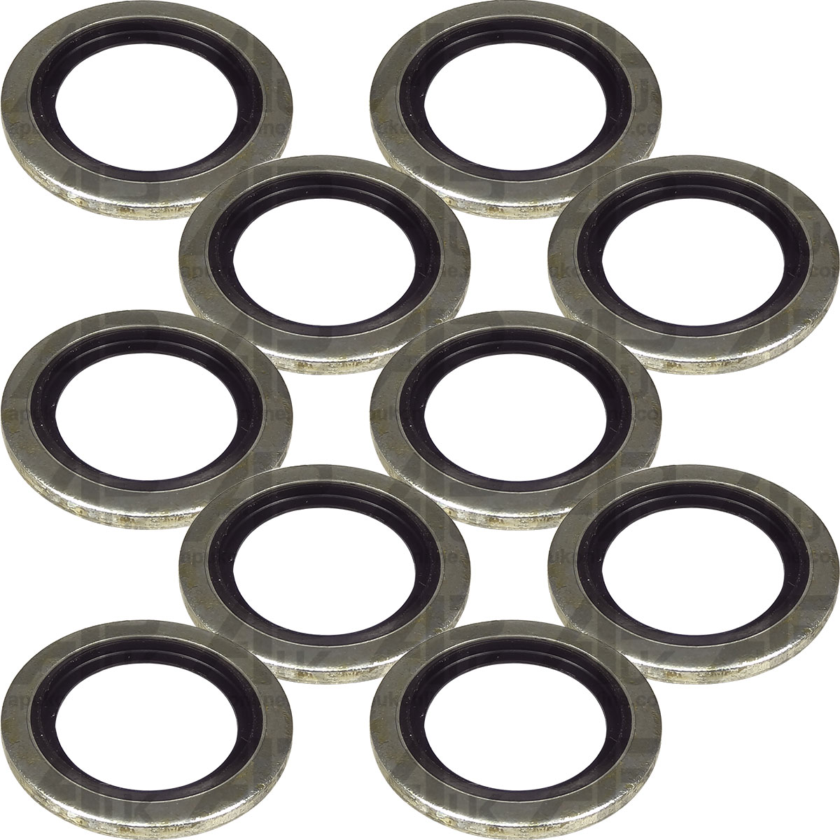 10x Bonded Seal 3/8&quot; BSP Set for Case Ford New Holland Massey Ferguson Tractor