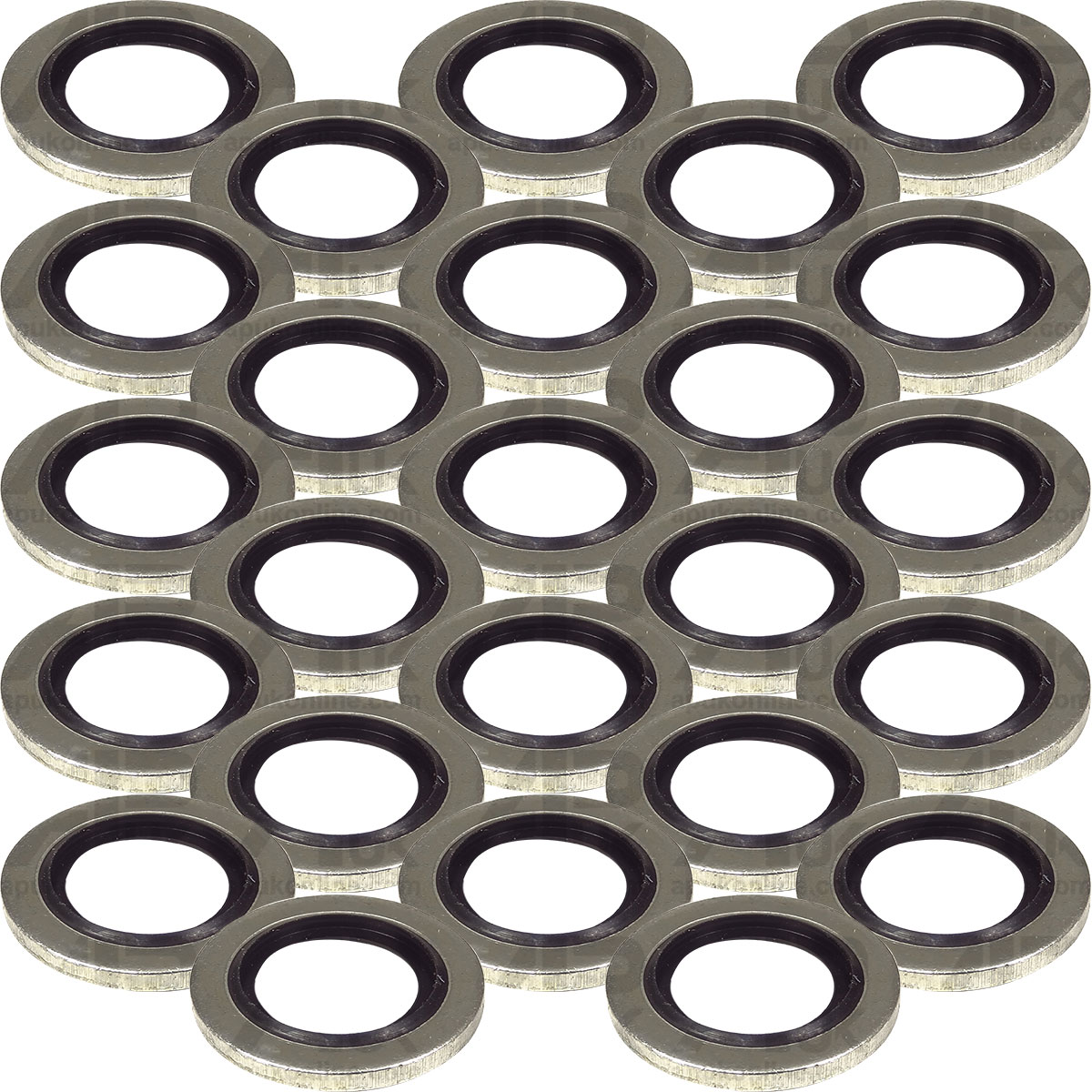 25x Bonded Seal 1/4&quot; BSP Set for Case Ford New Holland Massey Ferguson Tractor