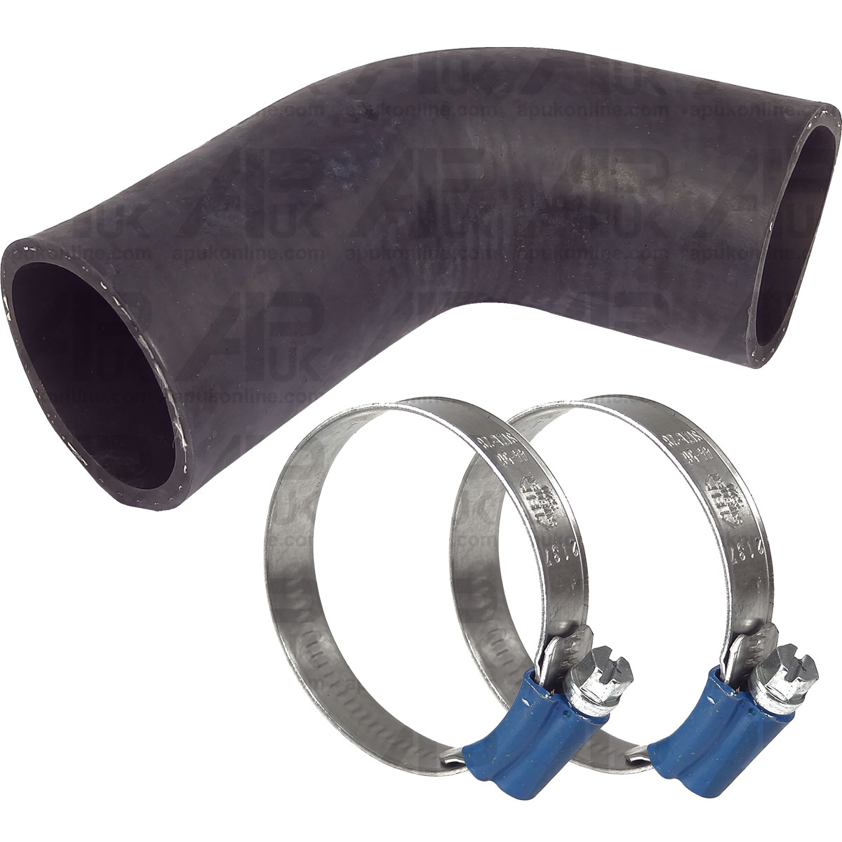 Radiator Bottom Hose Rubber with Clips for Ford 7610 6810 7810 8010 8030 Tractor