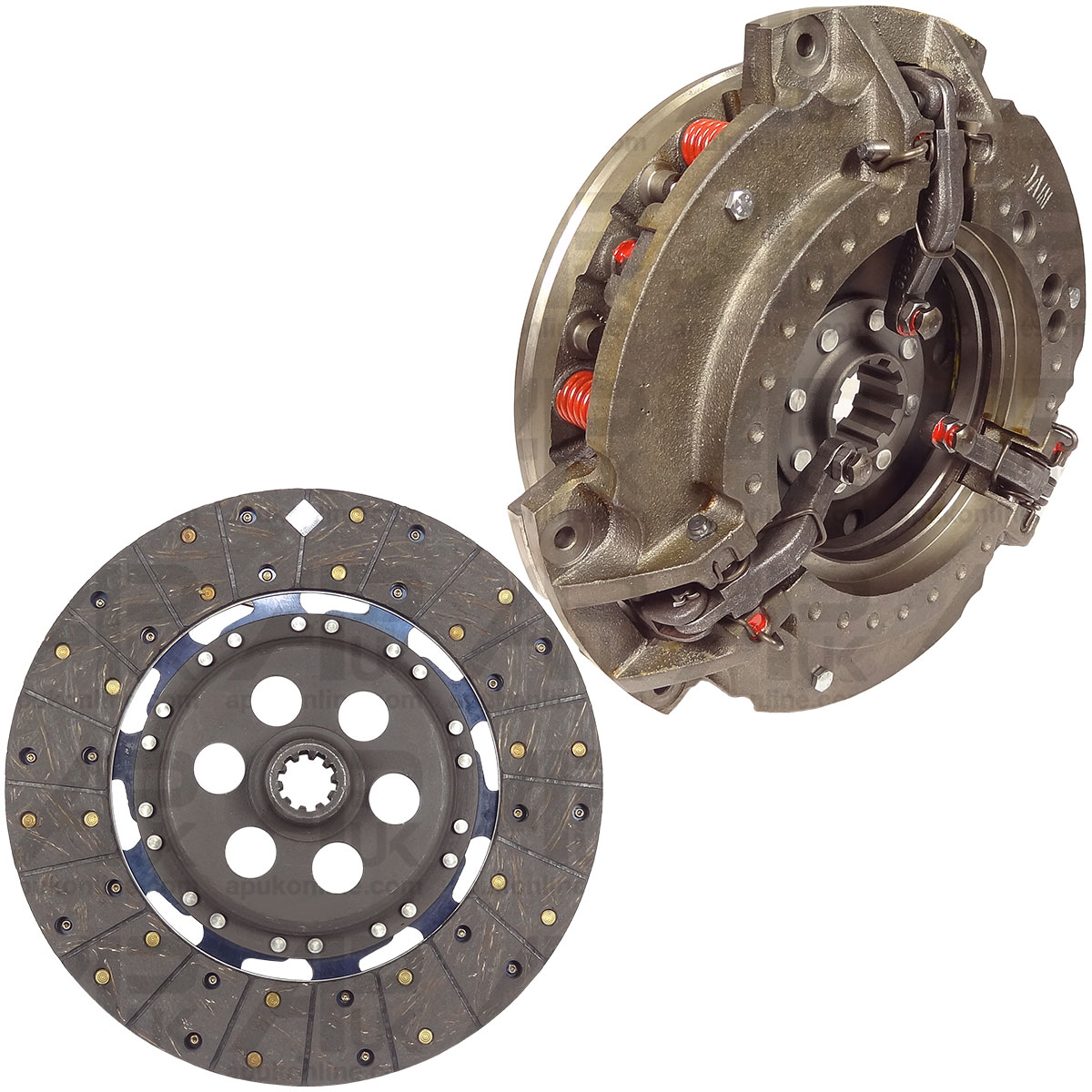 Dual Cover Clutch Assy Kit 9&quot;/11&quot; for Massey Ferguson 135 133 140 145 Tractor