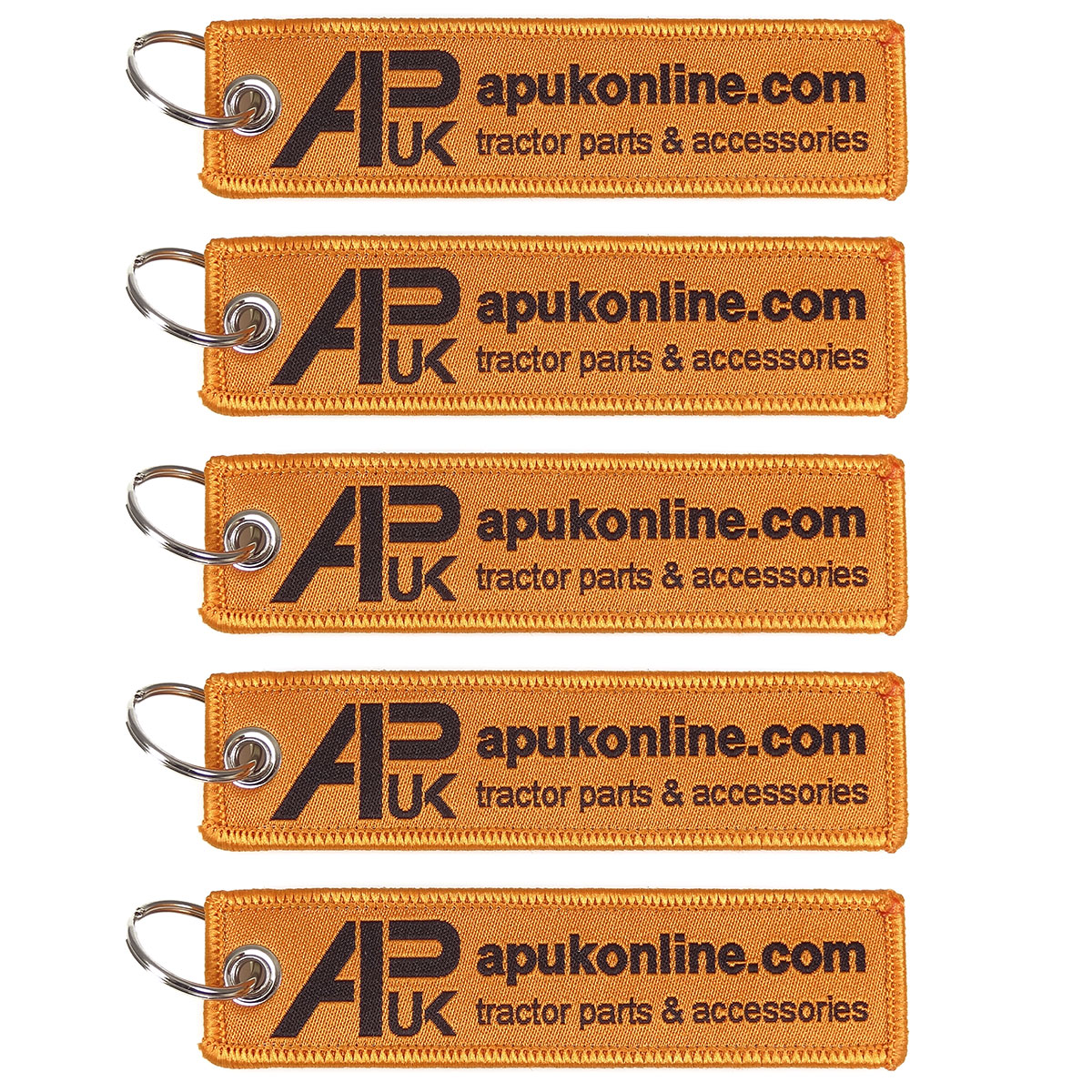 5x APUK Brand Tractor Parts Woven Keyring for Case International IH David Brown