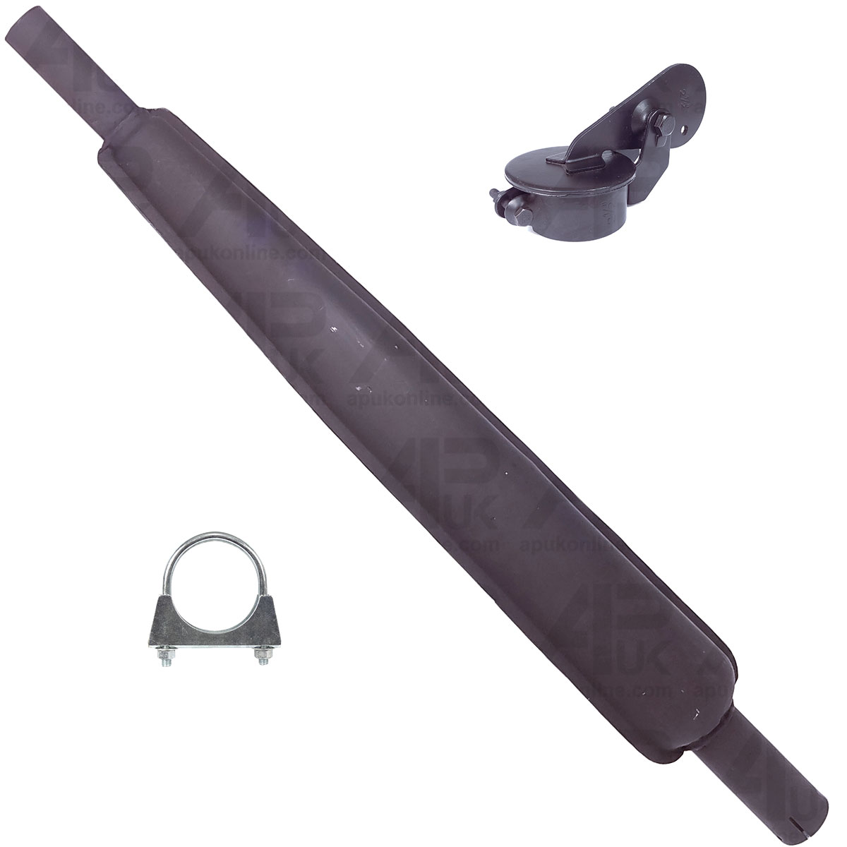 Exhaust Silencer with Clamp Rain Cap for Deutz-Fahr DX3.10 DX3.30 DX3.50 Tractor