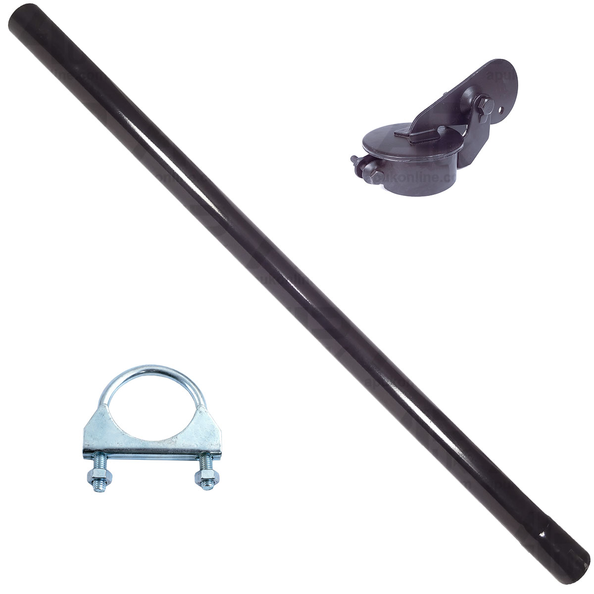 Exhaust Silencer Clamp &amp; Cap Kit for John Deere 1550 1640 1750 1840 1850 Tractor