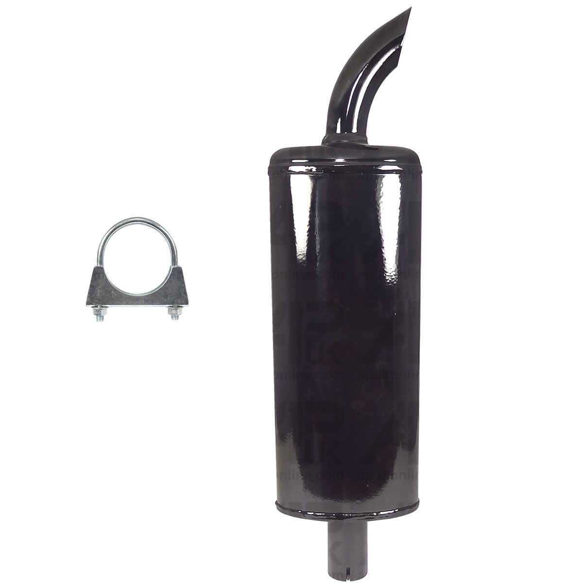 Exhaust Silencer Pipe &amp; Clamp for Ford 6710 7100 7200 7700 7810 8210 Tractor