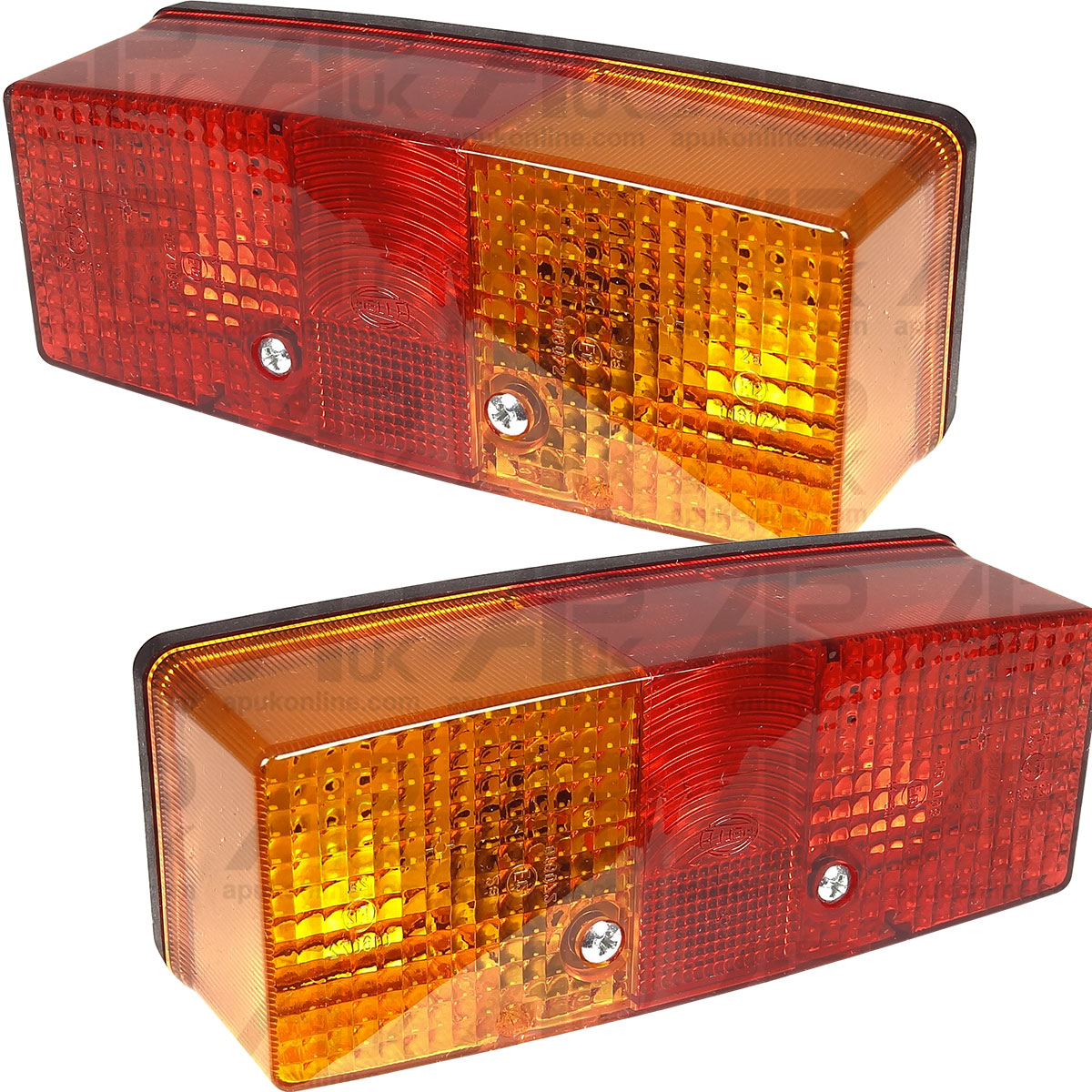 Pair Hella Rear Combination Lights for Fendt Vario 309 310 311 312 411 Tractor