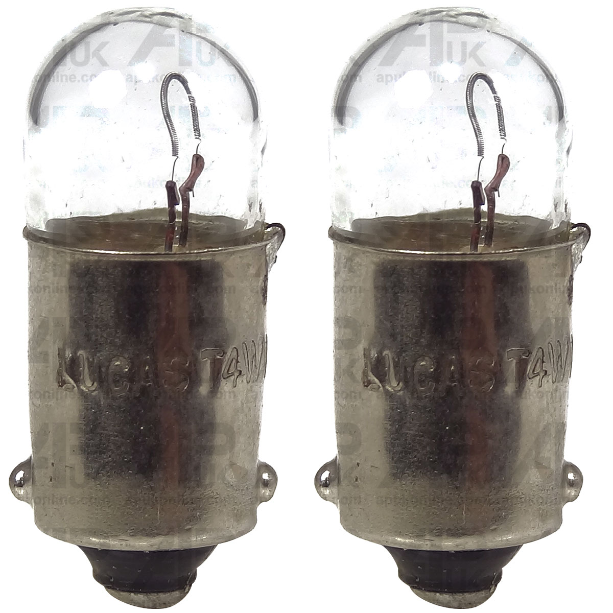 2x Lucas 12V Indicator Bulb Side Light for JCB Excavator Backhoe Loadall Fastrac