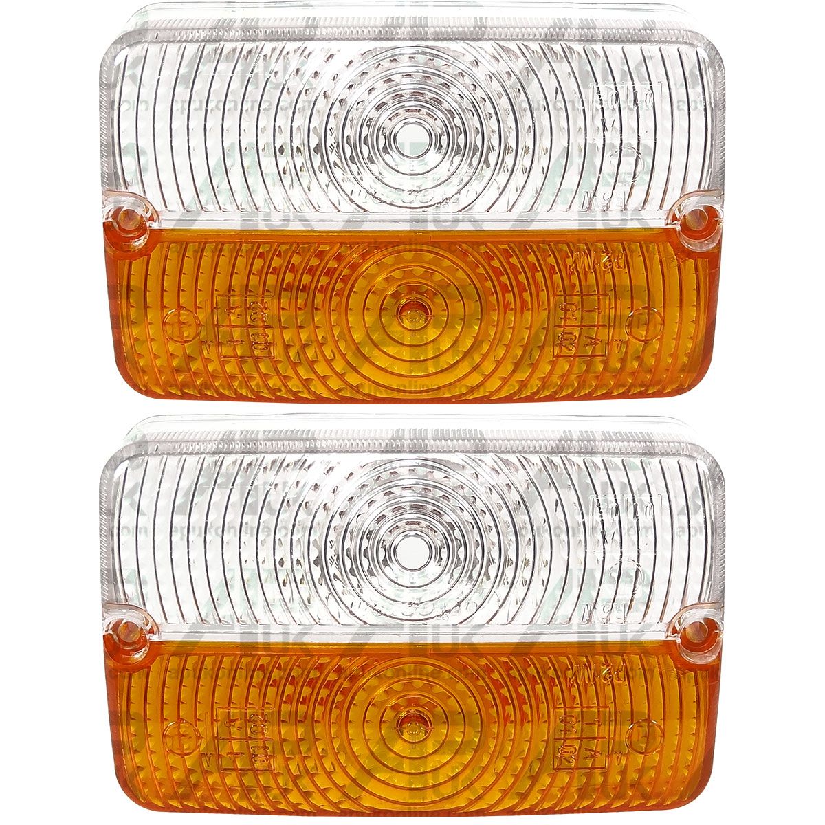 2x Front Combination Light Lens RH/LH for Case IH 5120 5130 5140 5150 Tractor