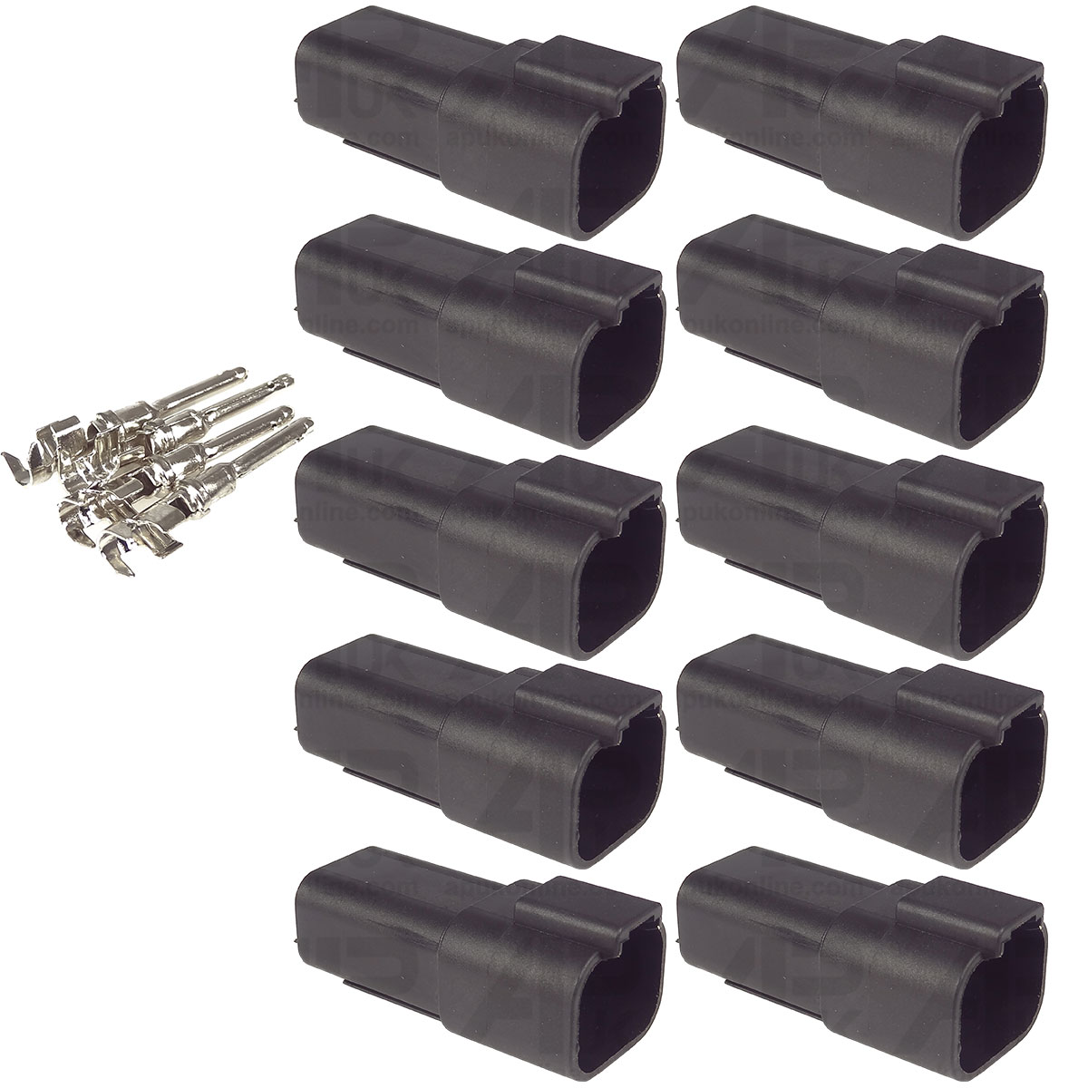 10x Female 4 Pin Male Connector Plug for John Deere Tractor Combine Harvester