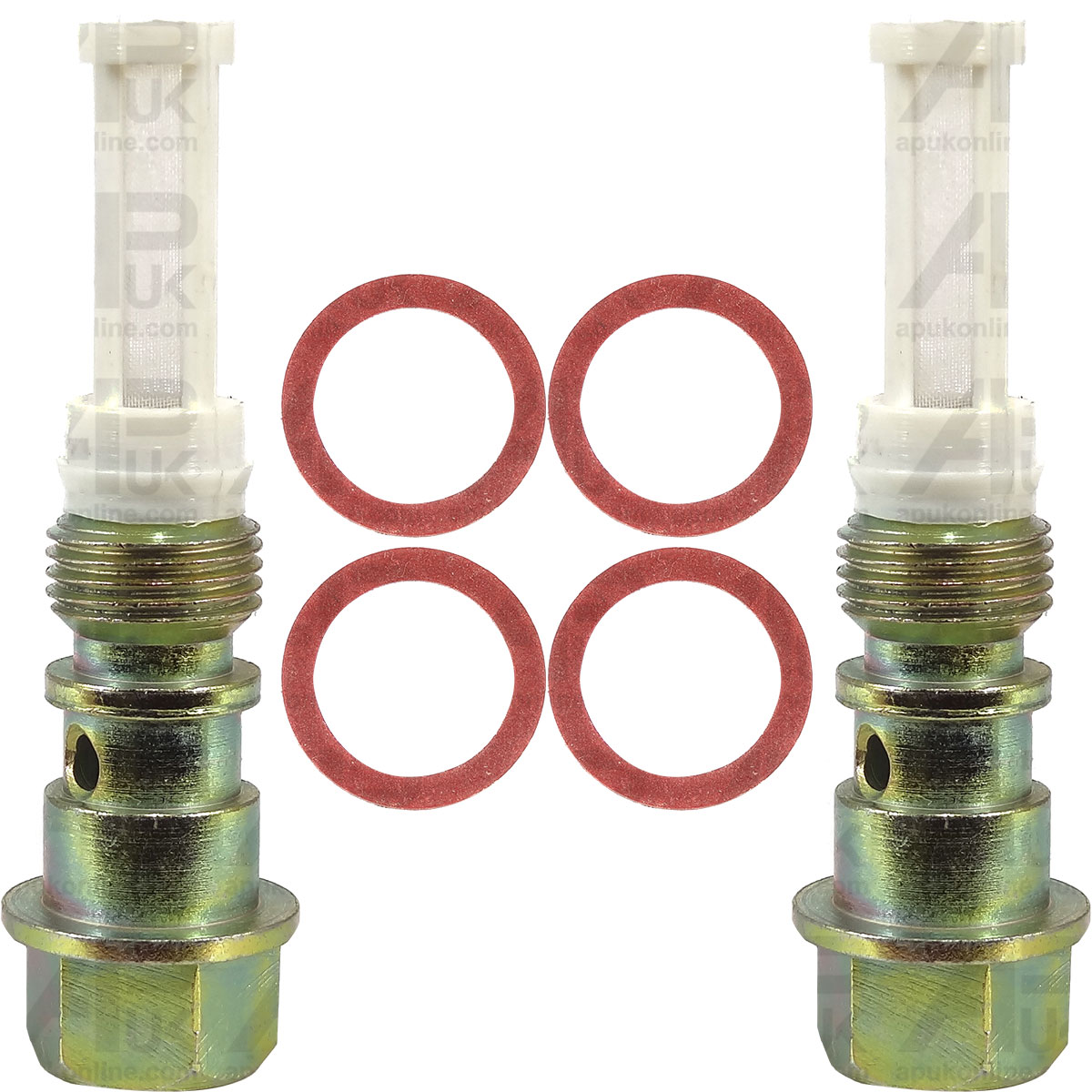 2x Fuel Tap Banjo Bolt &amp; Filter for Massey Ferguson 35 35X TE TEA TED20 Tractor