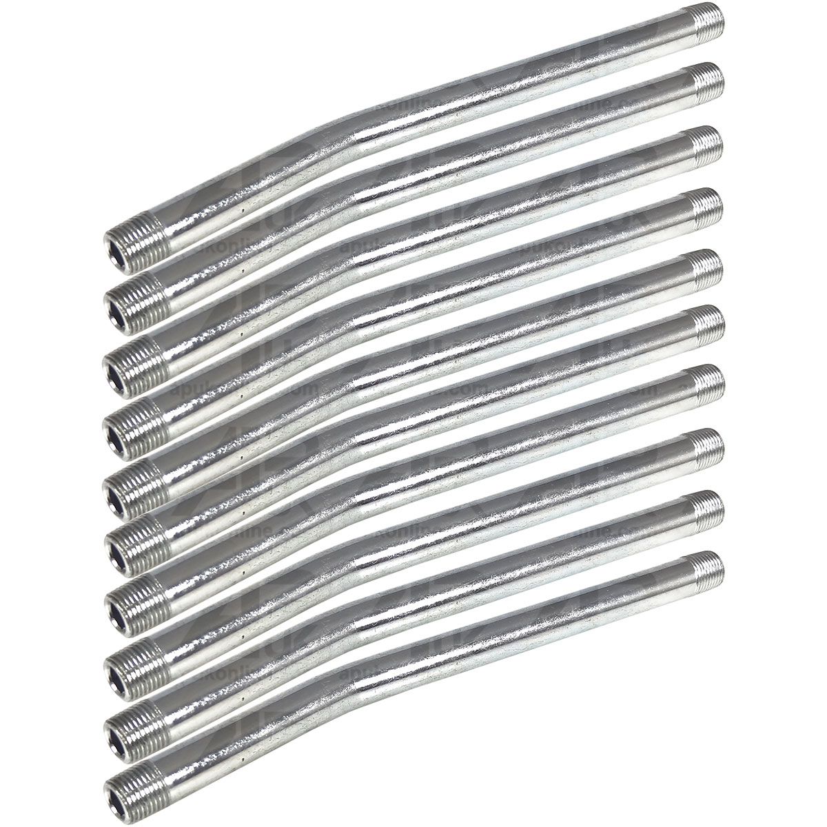 10x Grease Gun Tubes Cranked Rigid 1/8 for John Deere Tractor Combine Harvester