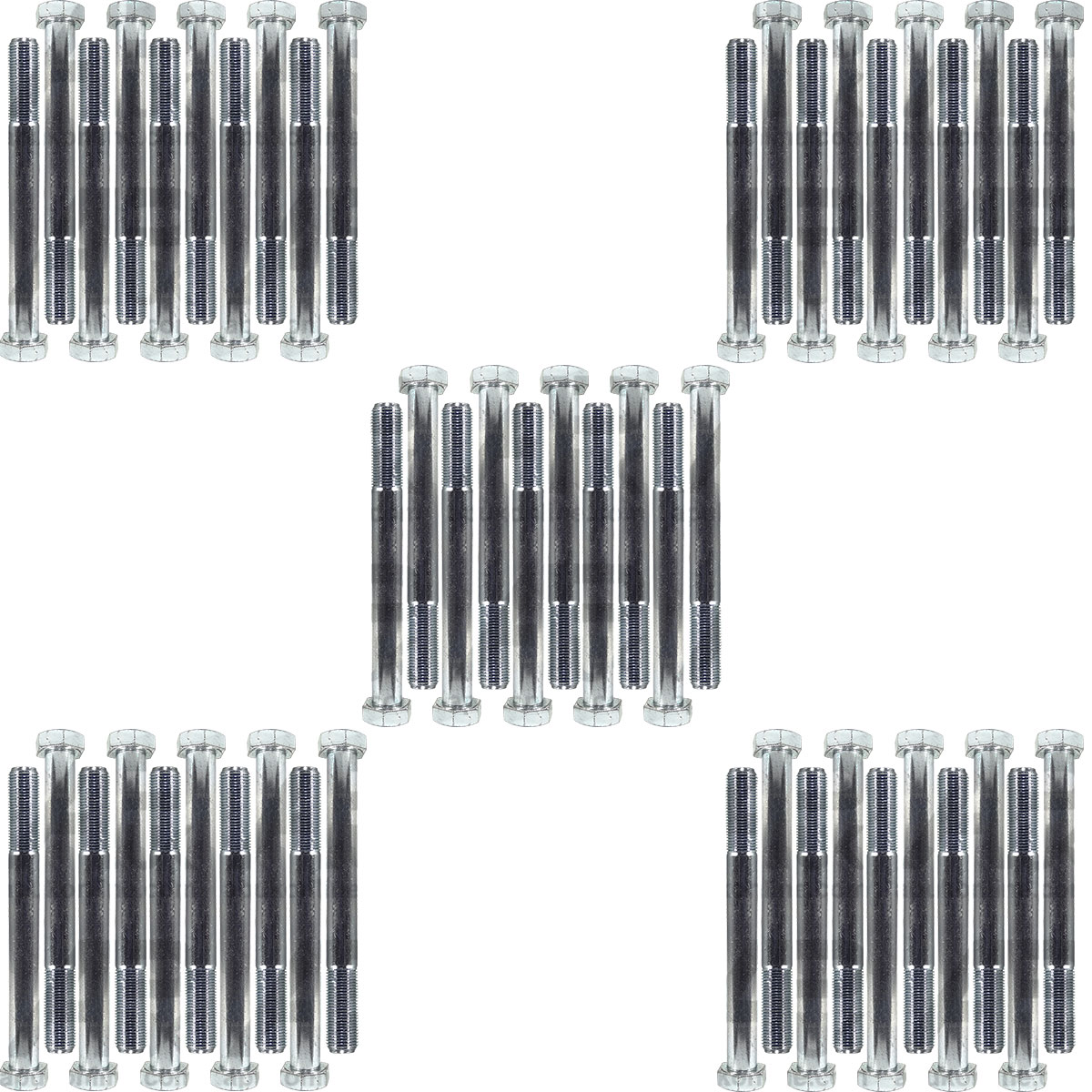 50x Fender Wing Hex Bolts 5/8&quot; x 6&quot; for Ferguson TE20 TEA20 TED20 TEF20 Tractor
