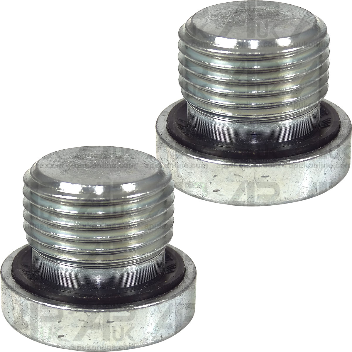2x Hydraulic Blanking Plugs 3/8 for Fordson John Deere Tractor Combine Harvester