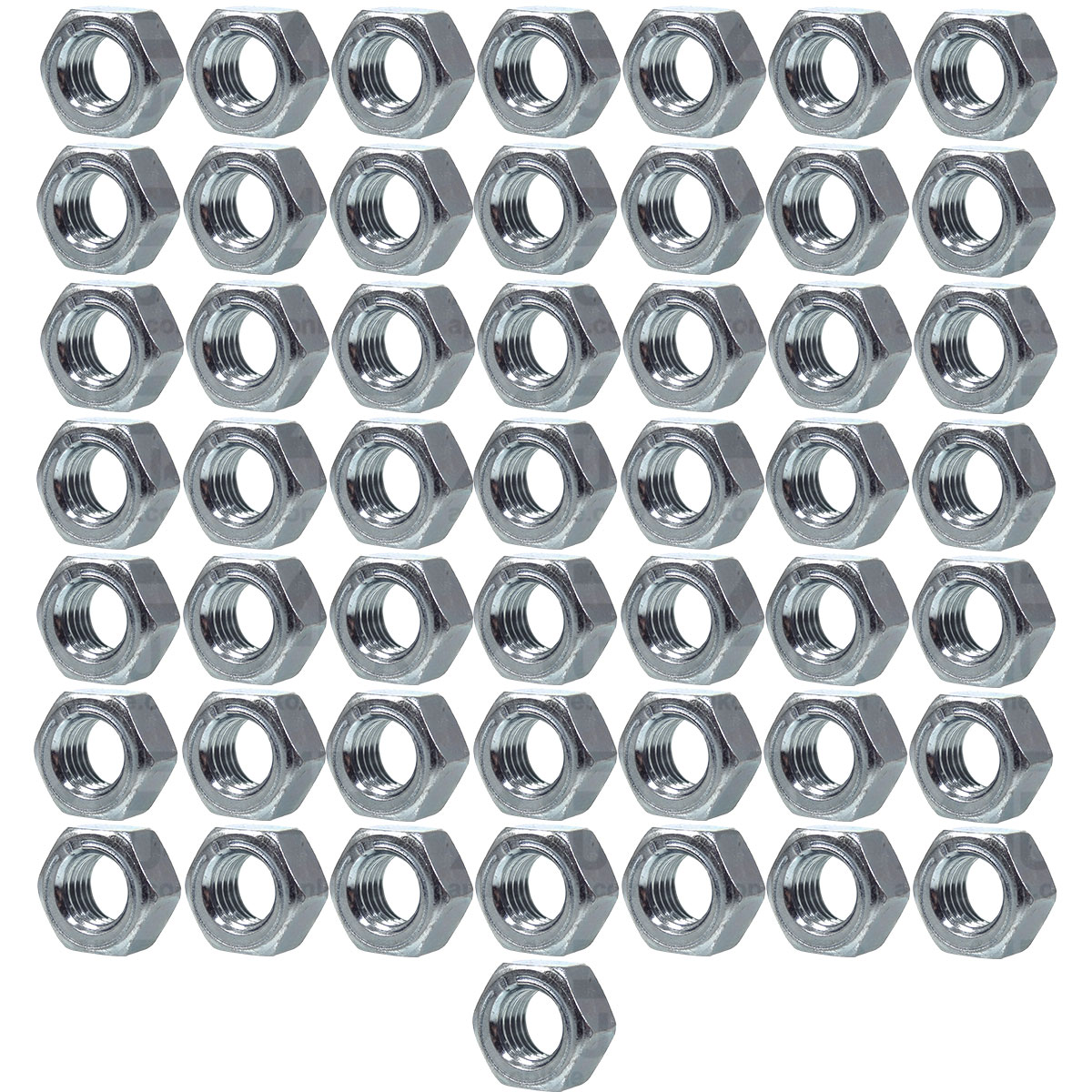 50x 5/16&#039;&#039; UNF Nuts Hexagon for Perkins 4.212 4.236 4.248 4.248.2 4.318 Engine