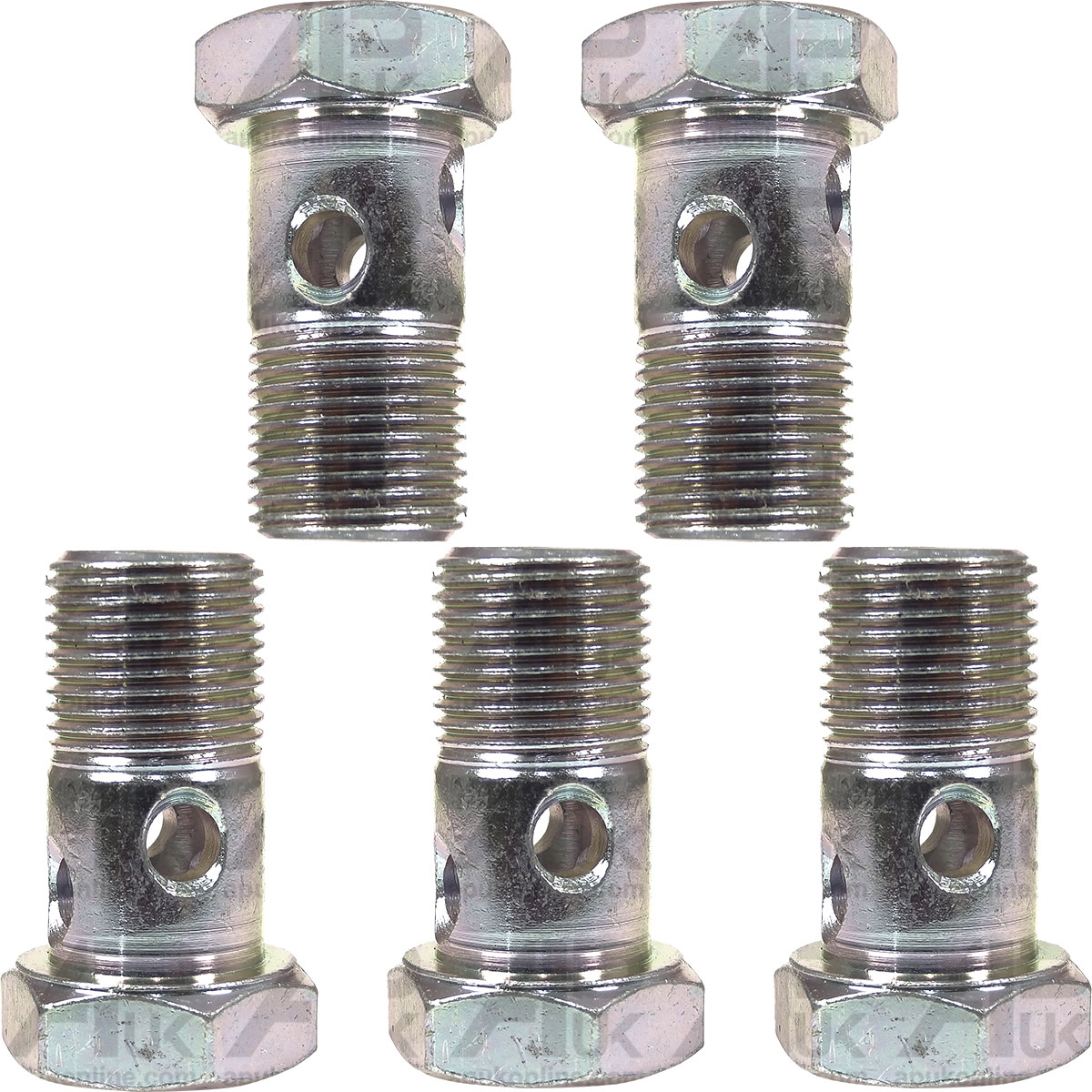 5x Banjo Bolts 3/8 x 35.5mm for Case IH Ford New Holland Massey Ferguson Tractor