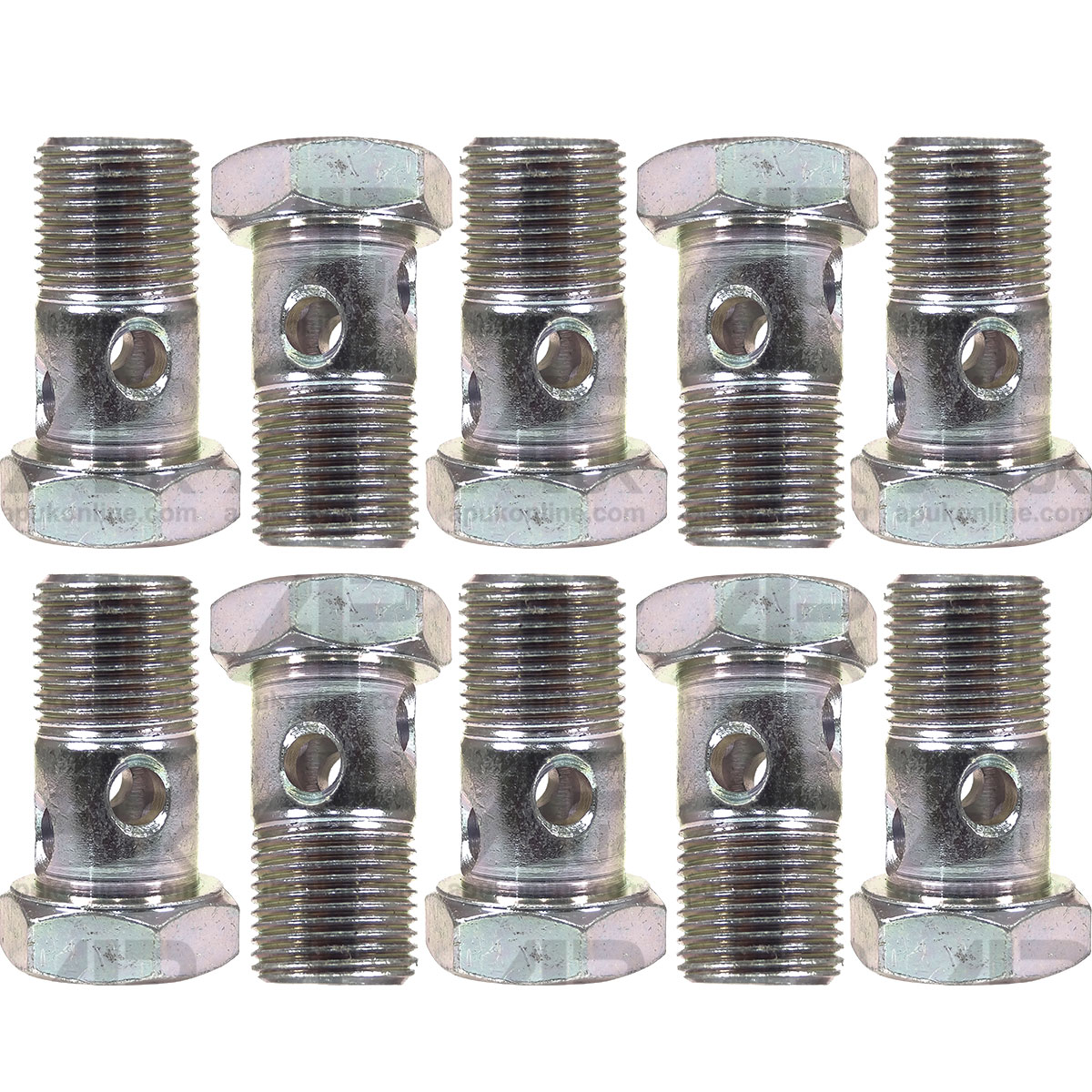 10 Banjo Bolts 3/8 x 35.5mm for Case IH Ford New Holland Massey Ferguson Tractor