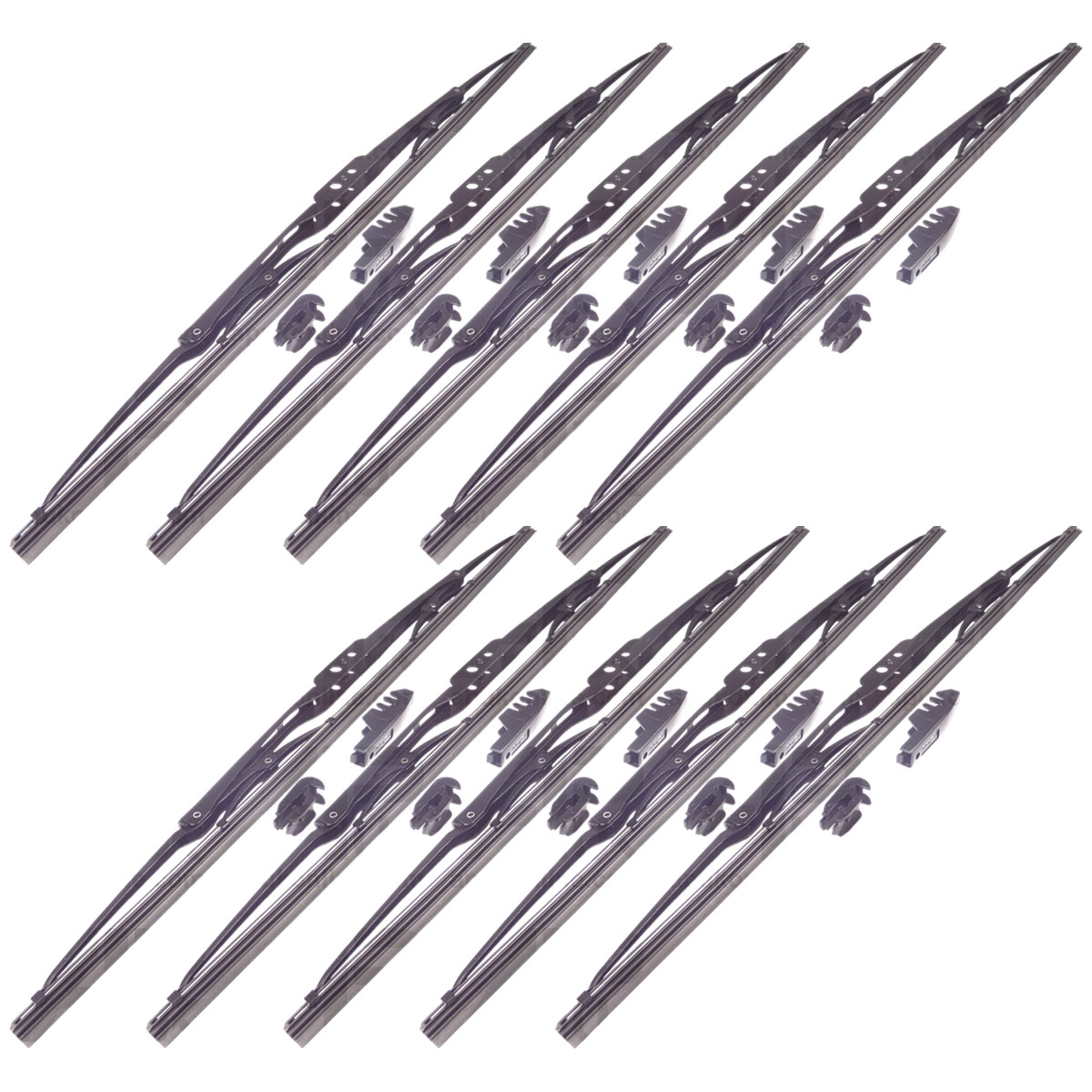 10x Wiper Blades 20&quot; 510mm for Massey Ferguson 8120 8130 8140 8150 8160 Tractor