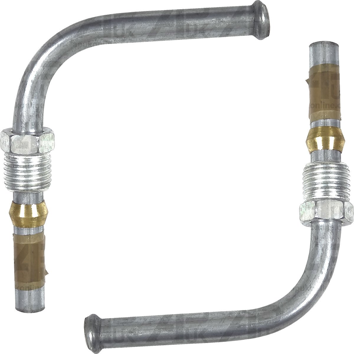 2x Fuel Filter CAV296 Angled Tube Hose Tail 90 Degree 1/2&quot; UNF for Ford Tractor