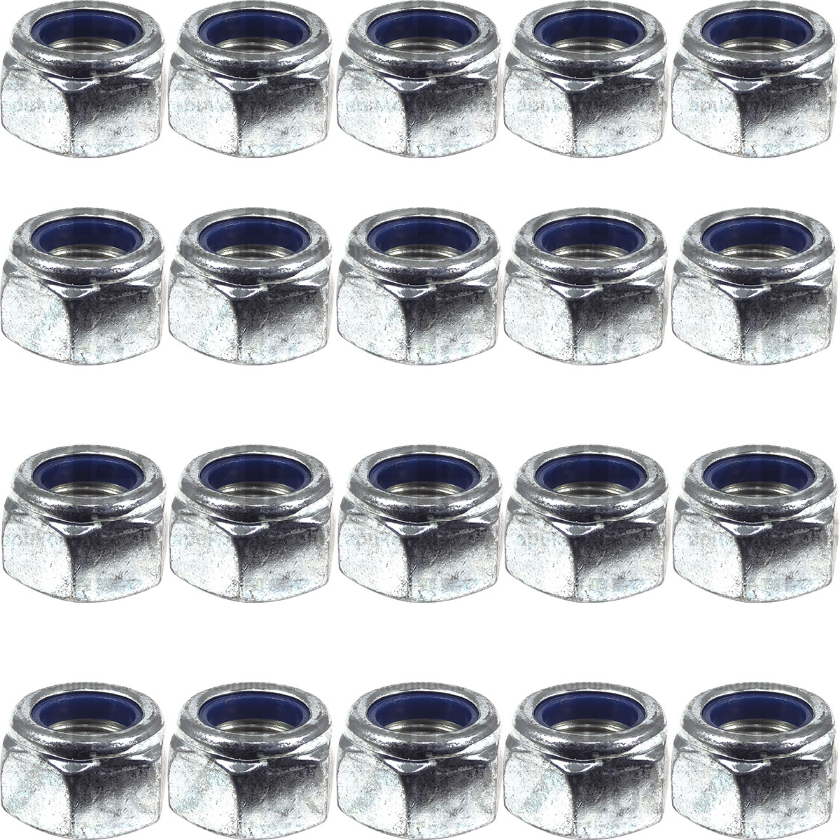 20x Self Locking Nylock Nuts M18 x 1.5mm for Massey Ferguson 165 168 265 Tractor