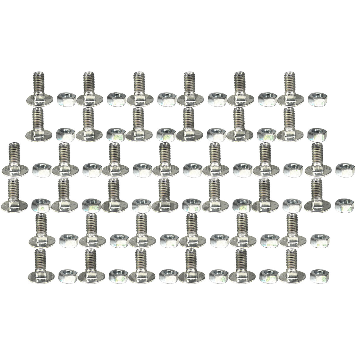 50x Carriage Nut &amp; Bolts M8x20 for Fordson David Brown Crawler Tractor Row Crop