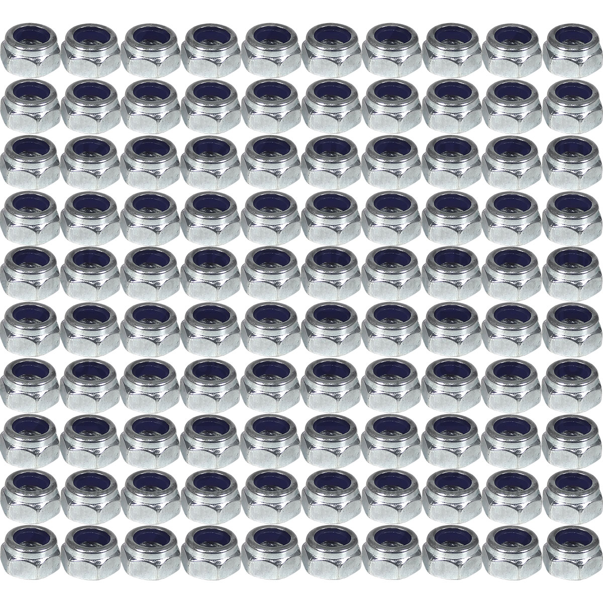 100 Nuts M5 x 0.8mm for Case IH Ford New Holland Fordson Massey Ferguson Tractor