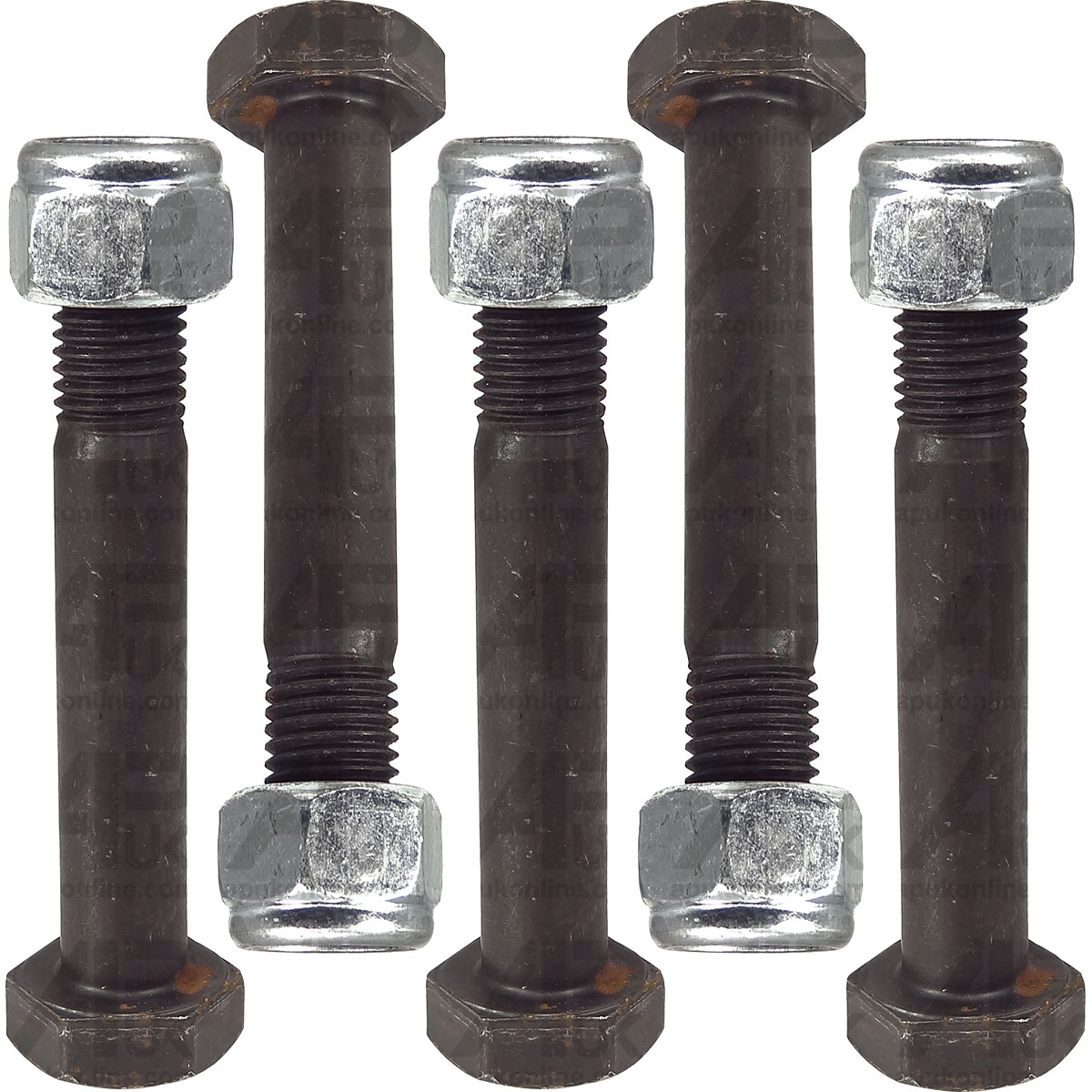 5x Hex Nuts &amp; Bolts M16x100 for Case IH Ford New Holland Massey Ferguson Tractor