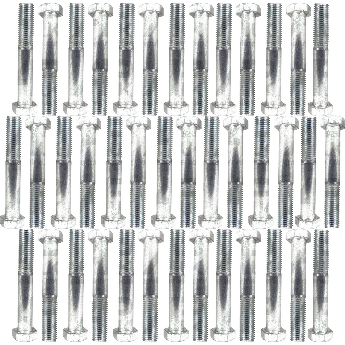 50x Metric Hex Head Bolts M20 x 130mm for JCB Excavator Backhoe Loadall Fastrac