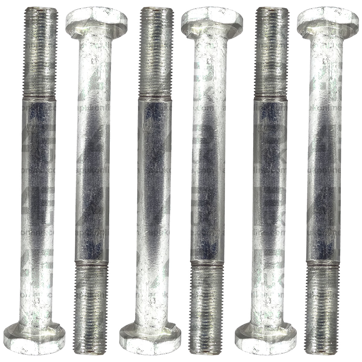6x Pipped Wheel Rim Bolt 5/8&quot; x 6&quot; UNF for Fordson Dexta &amp; Super Dexta Tractor