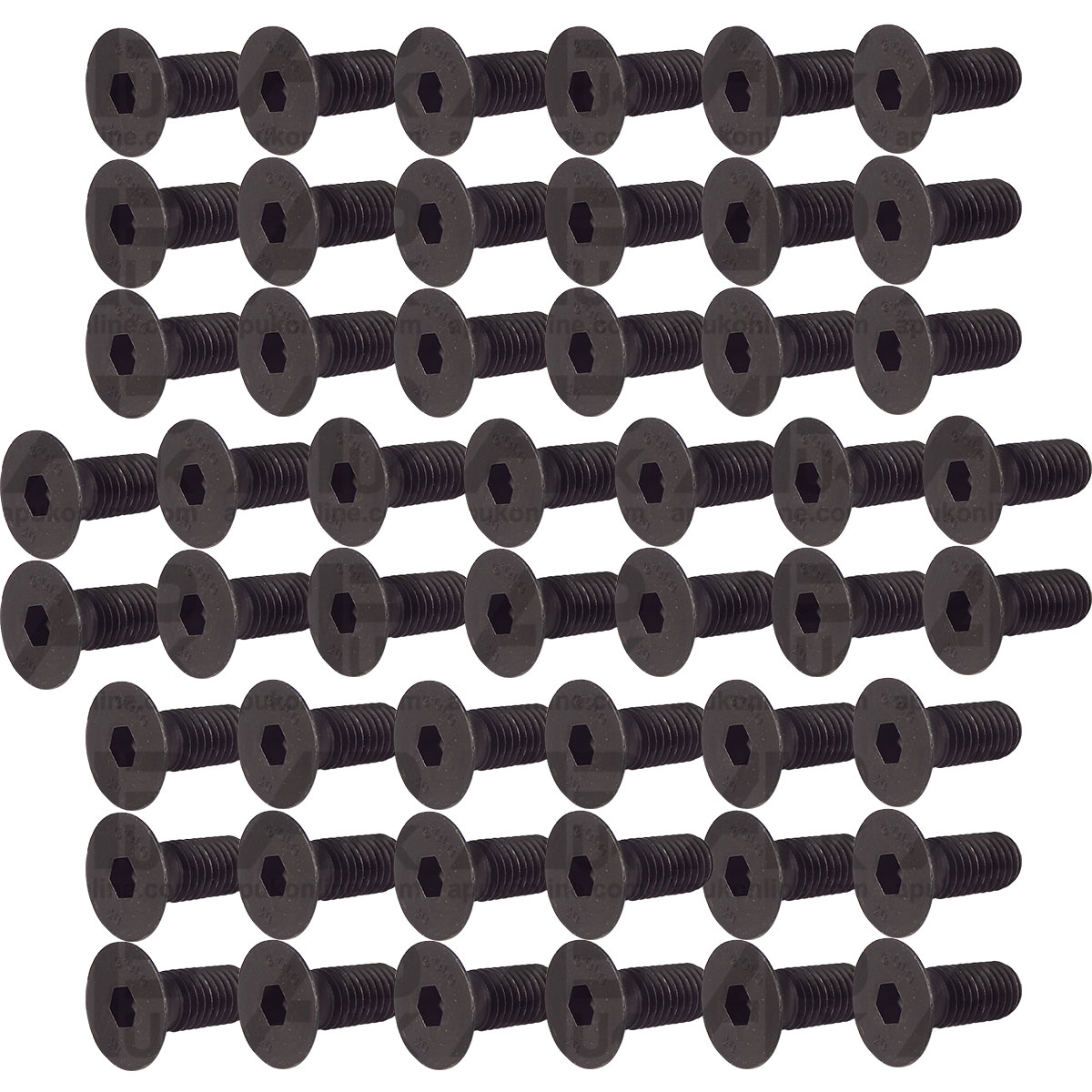 50 Metric Hex Screws M10 x 25mm for Fordson John Deere Tractor Combine Harvester