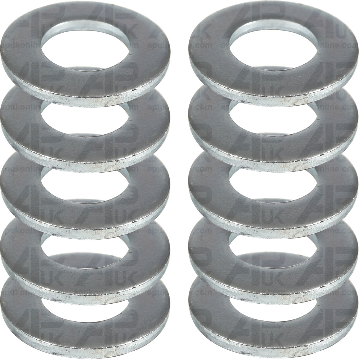 10x Metric Flat Washer ID 12mm OD 24mm Thickness 2.5mm for Zetor 7745 Tractor
